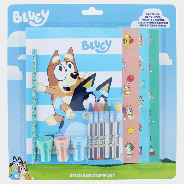 Bluey Stick & Stamp Set - Character.com