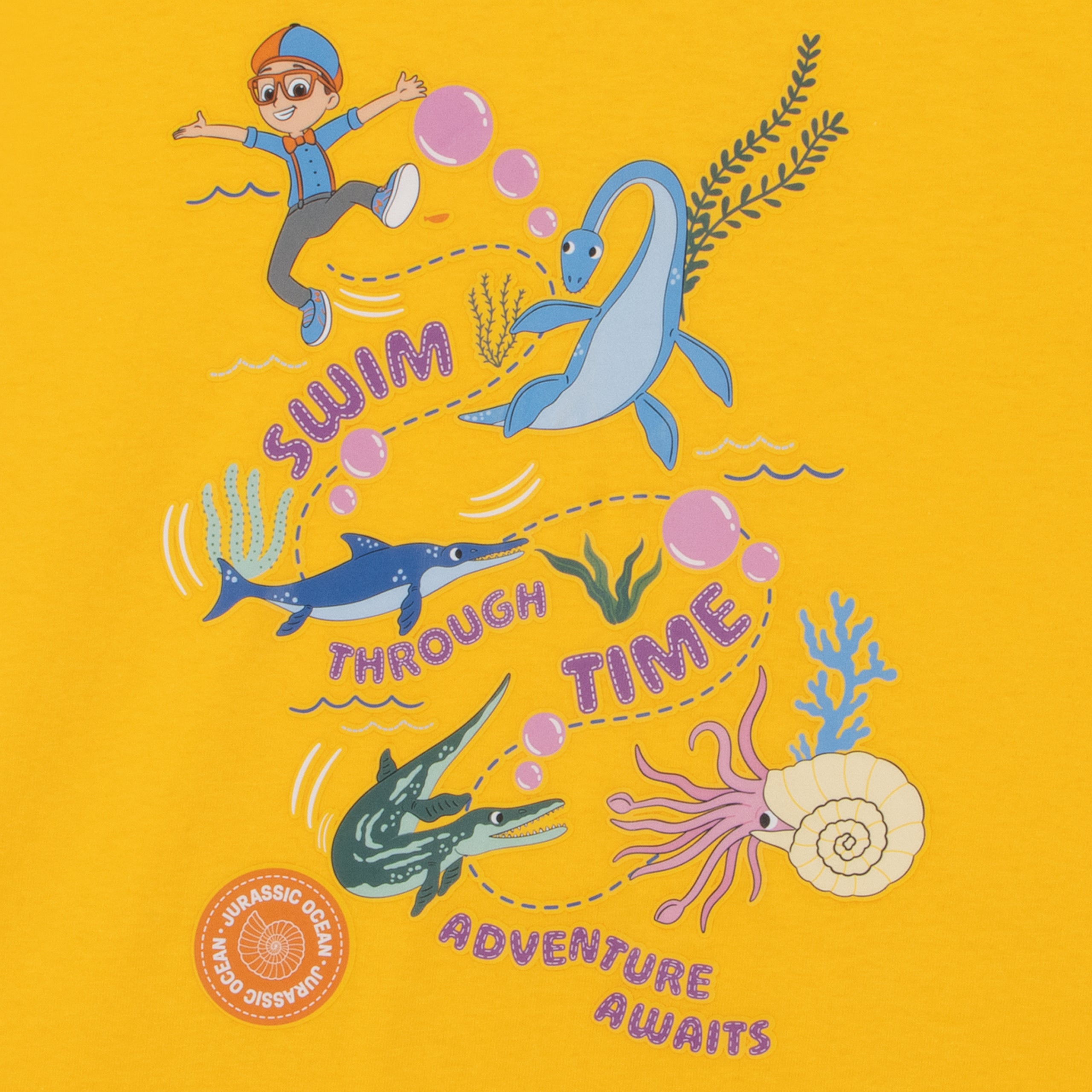 Blippi x NHM Swim Through Time T-Shirt