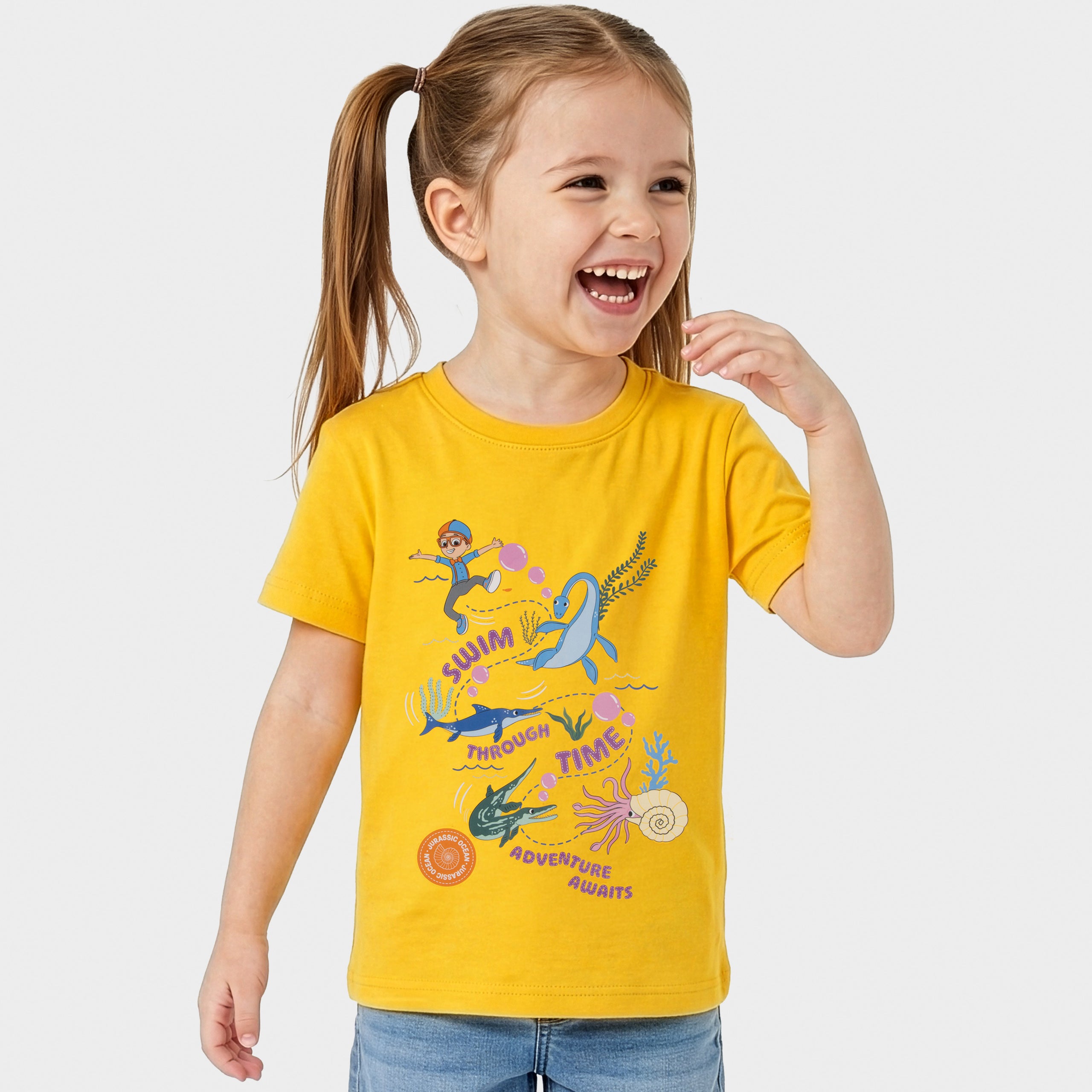 Blippi x NHM Swim Through Time T-Shirt