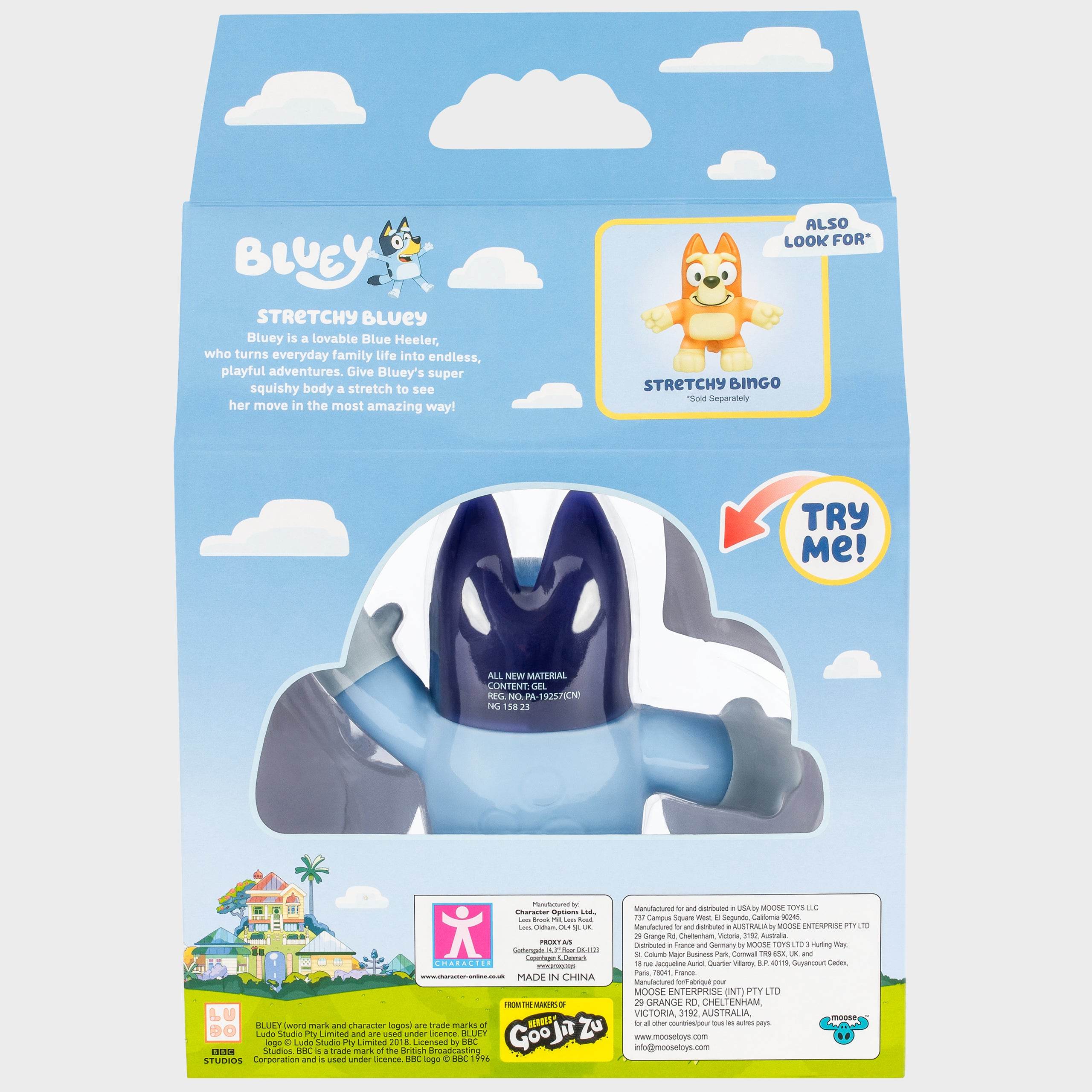 Bluey Stretchy Figure Toy - Character.com