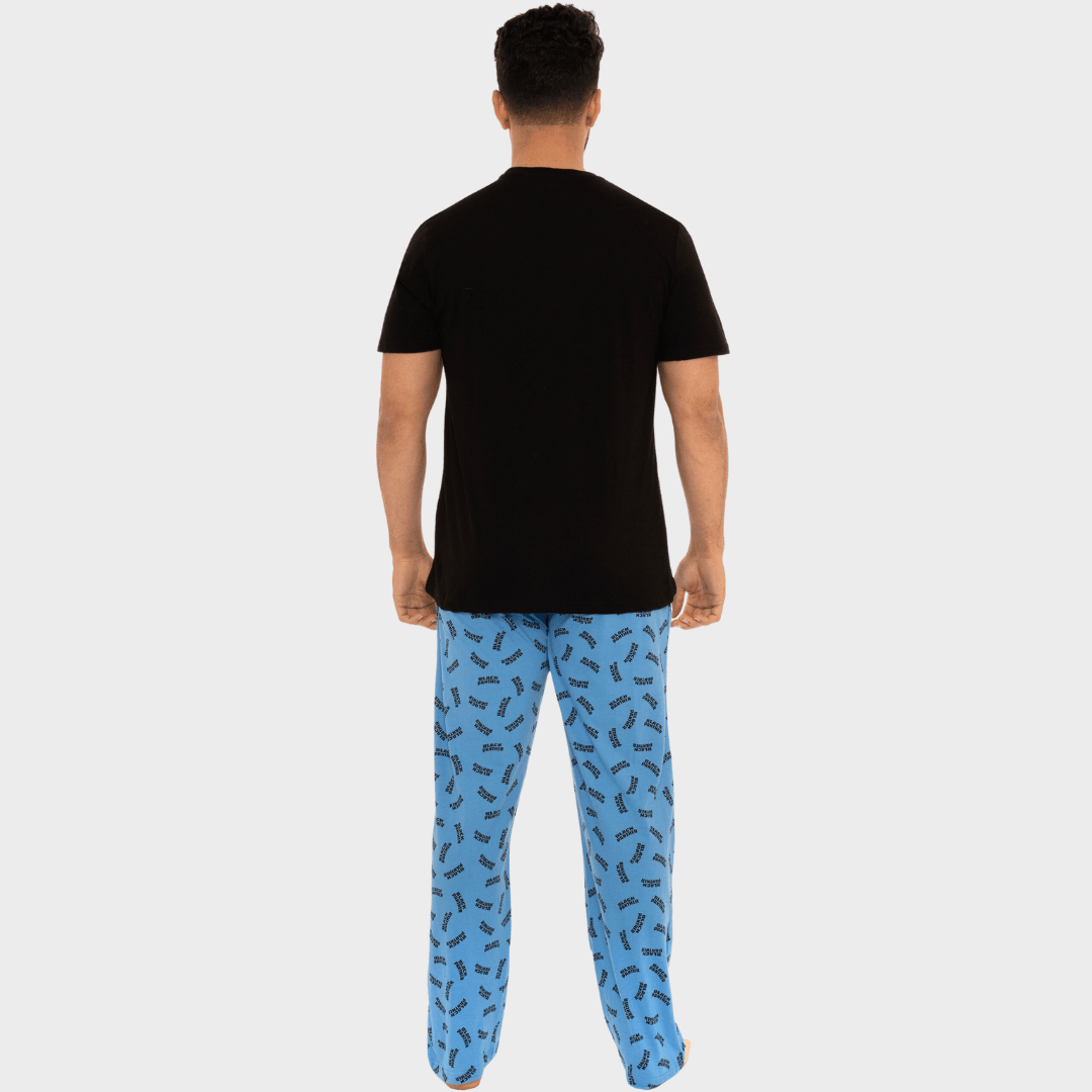 Black panther pajamas adults hotsell