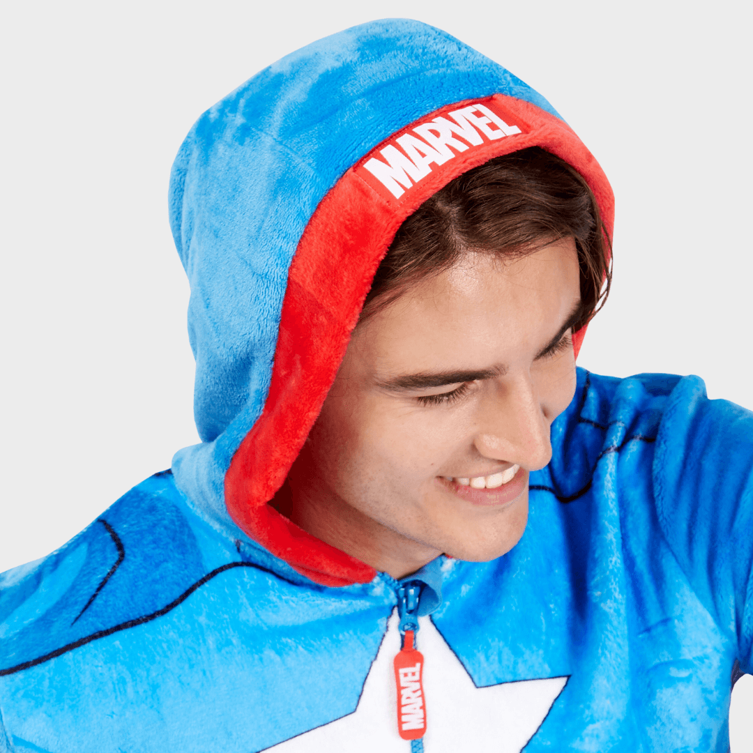 Captain America Onesie Adult
