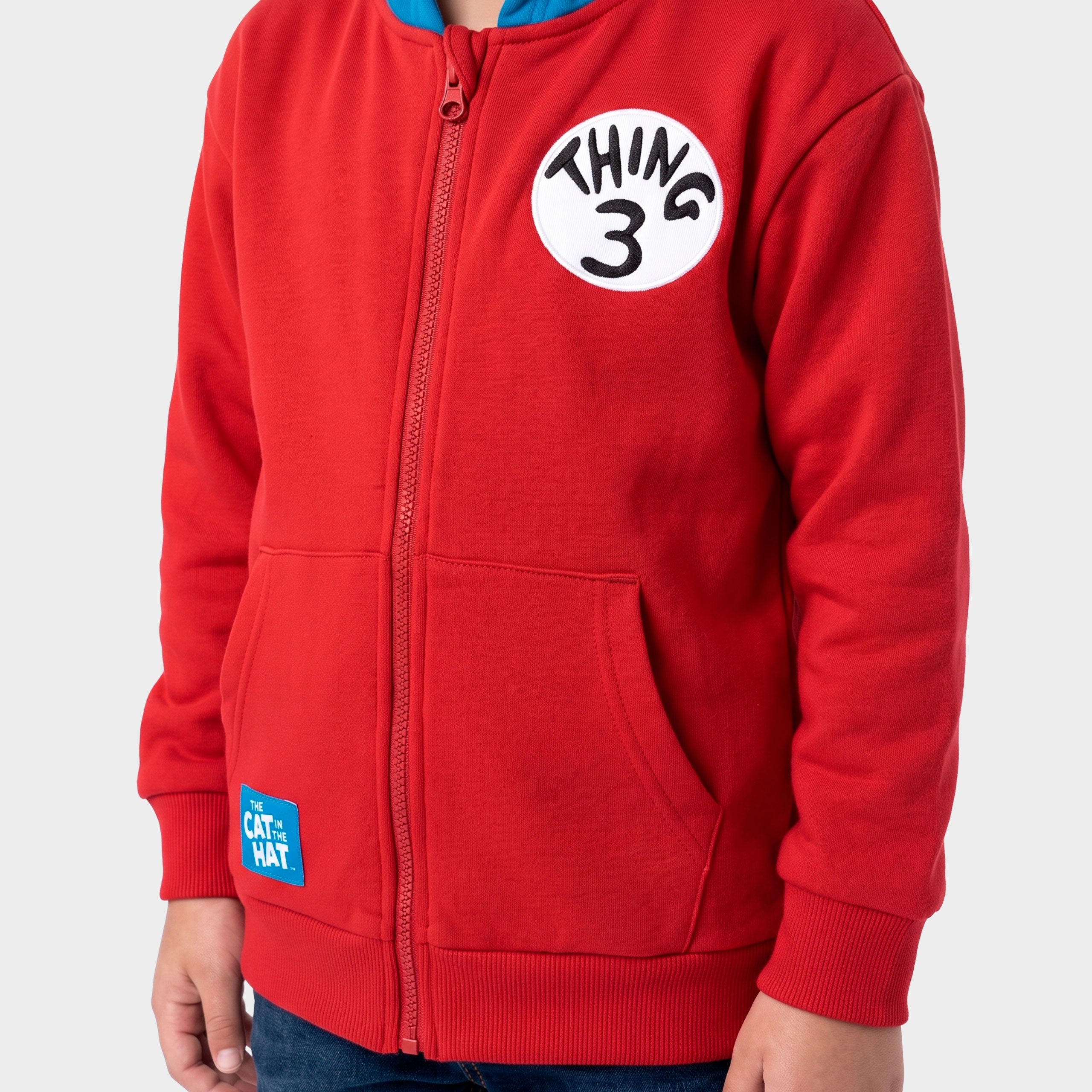 Dr. Seuss The Cat In The Hat Thing 3 Zip Up Hoodie