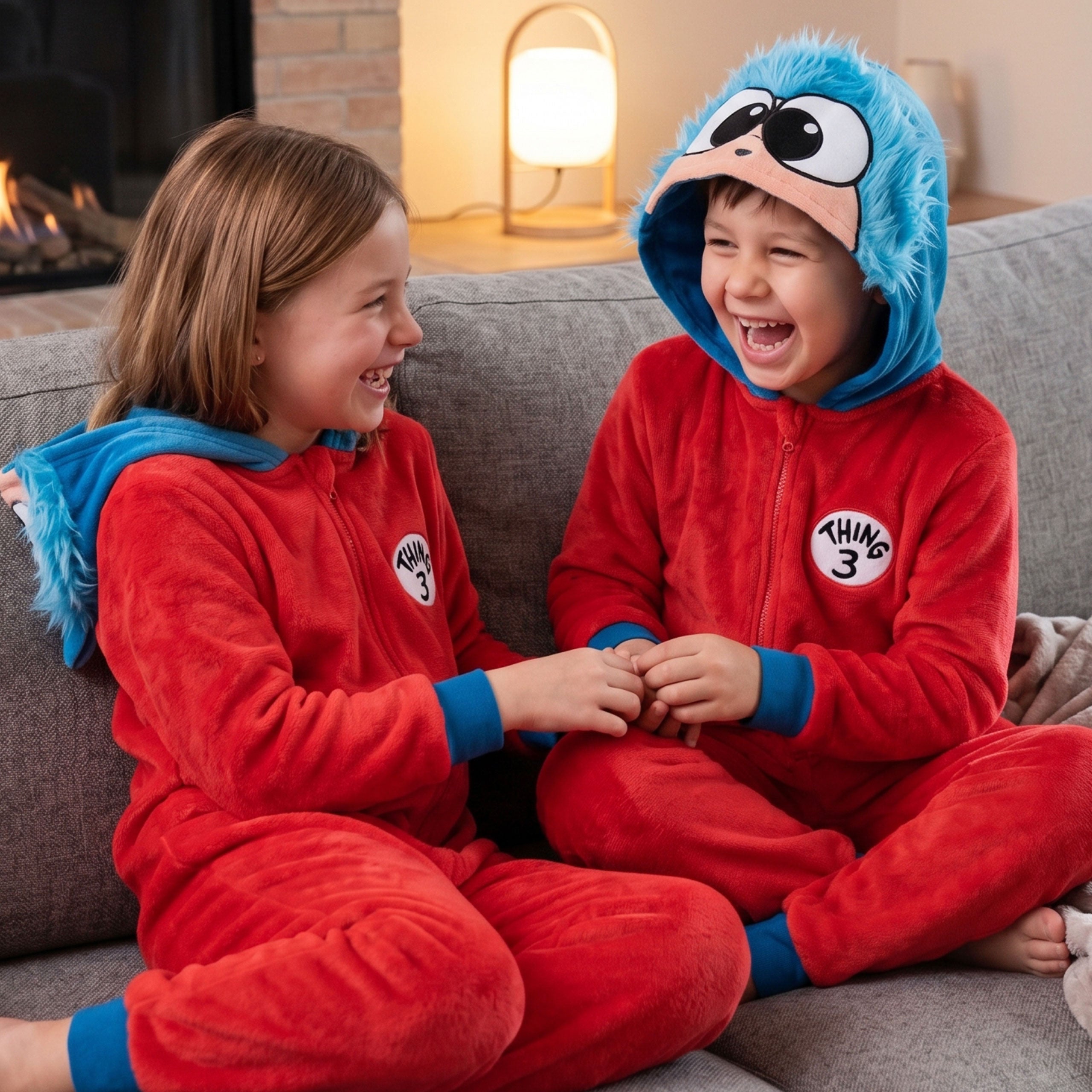 Dr. Seuss The Cat In The Hat Thing 3 Onesie