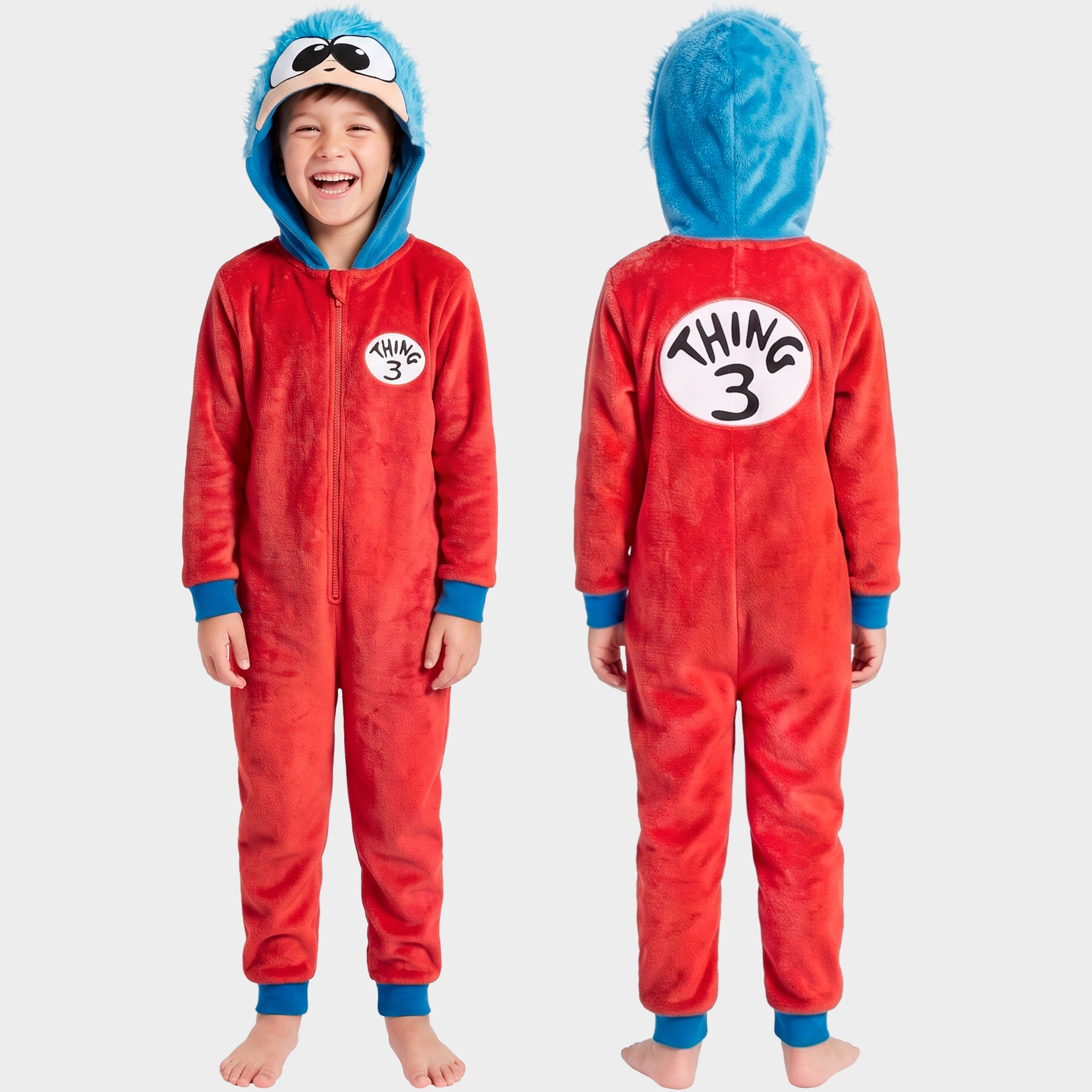 Dr. Seuss The Cat In The Hat Thing 3 Onesie