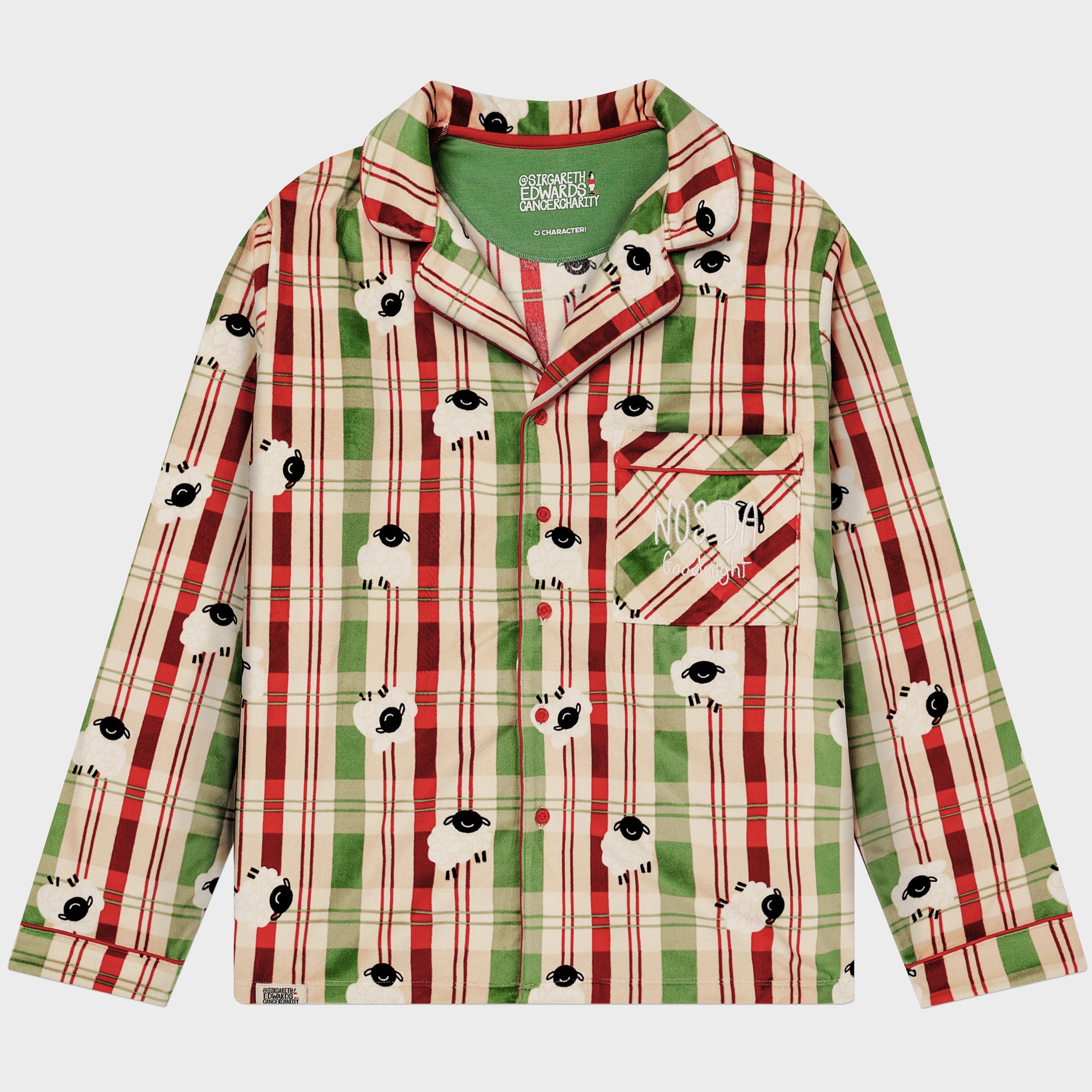 Sir Gareth Edwards Cancer Charity Mens Pyjamas