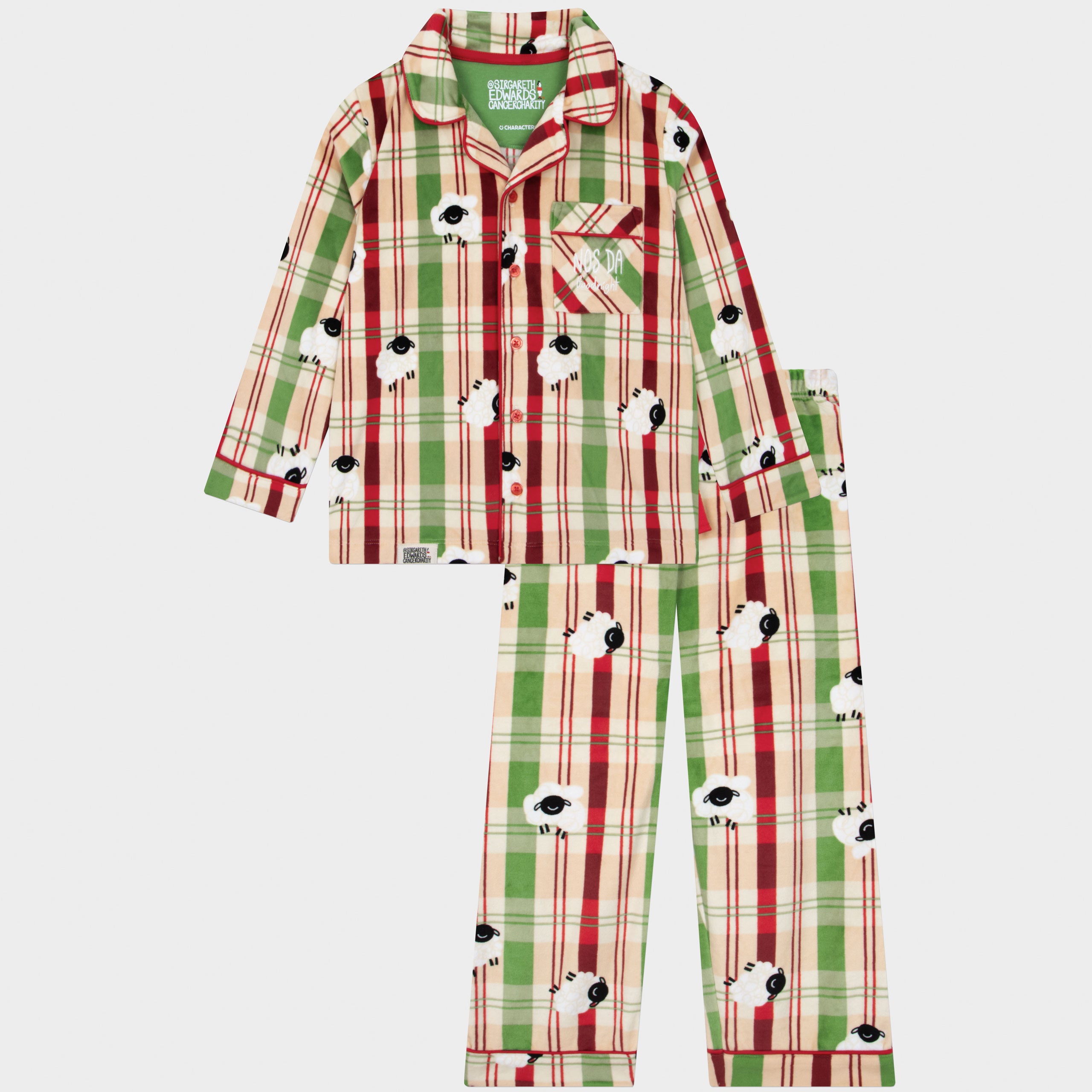 Sir Gareth Edwards Cancer Charity Kids Pyjamas