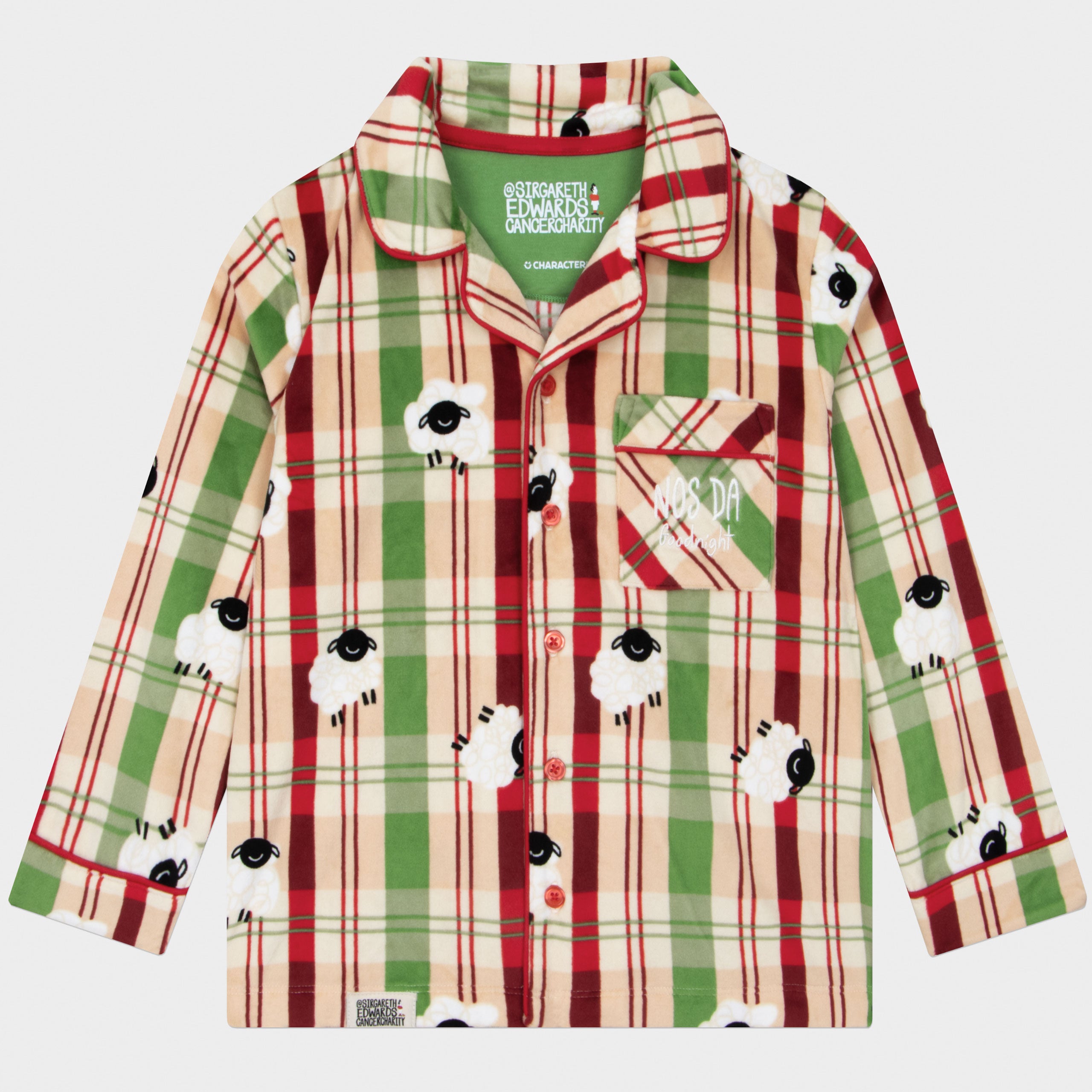 Sir Gareth Edwards Cancer Charity Kids Pyjamas