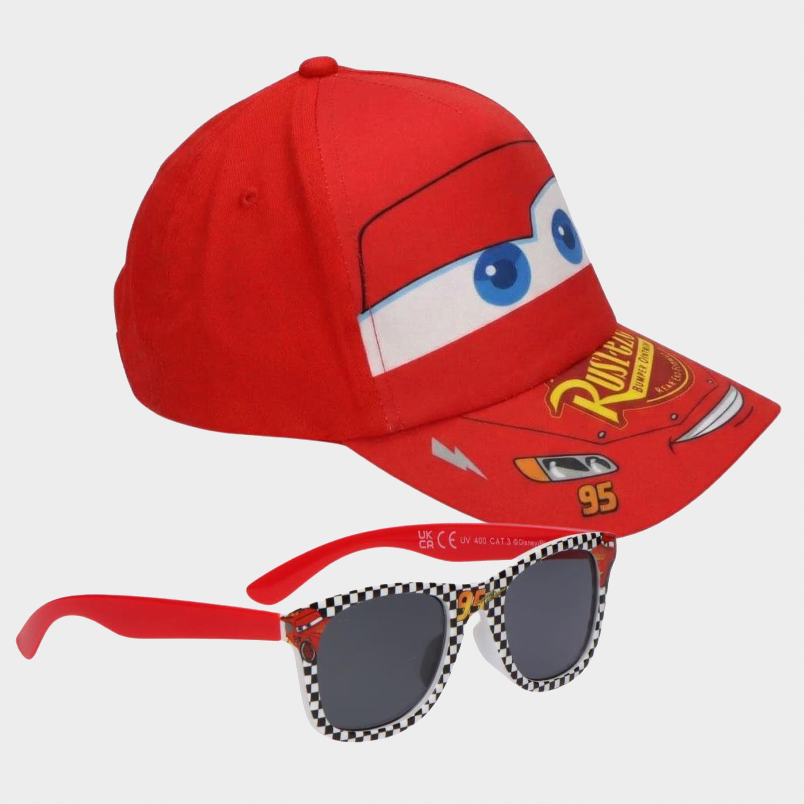 Disney Cars Sunglasses & Hat Set