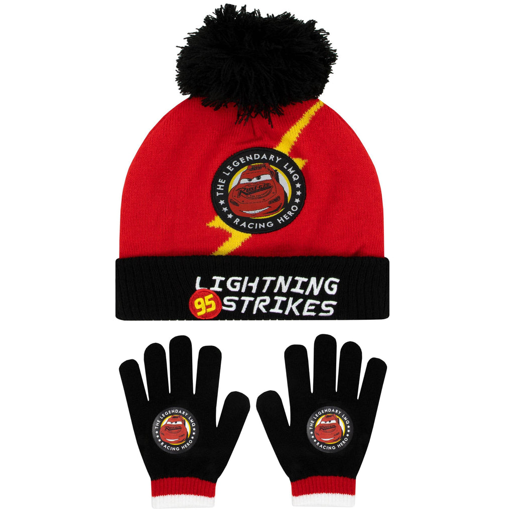 cars handschuhe Cars Hat And Gloves Set | Boys Disney Winter Set