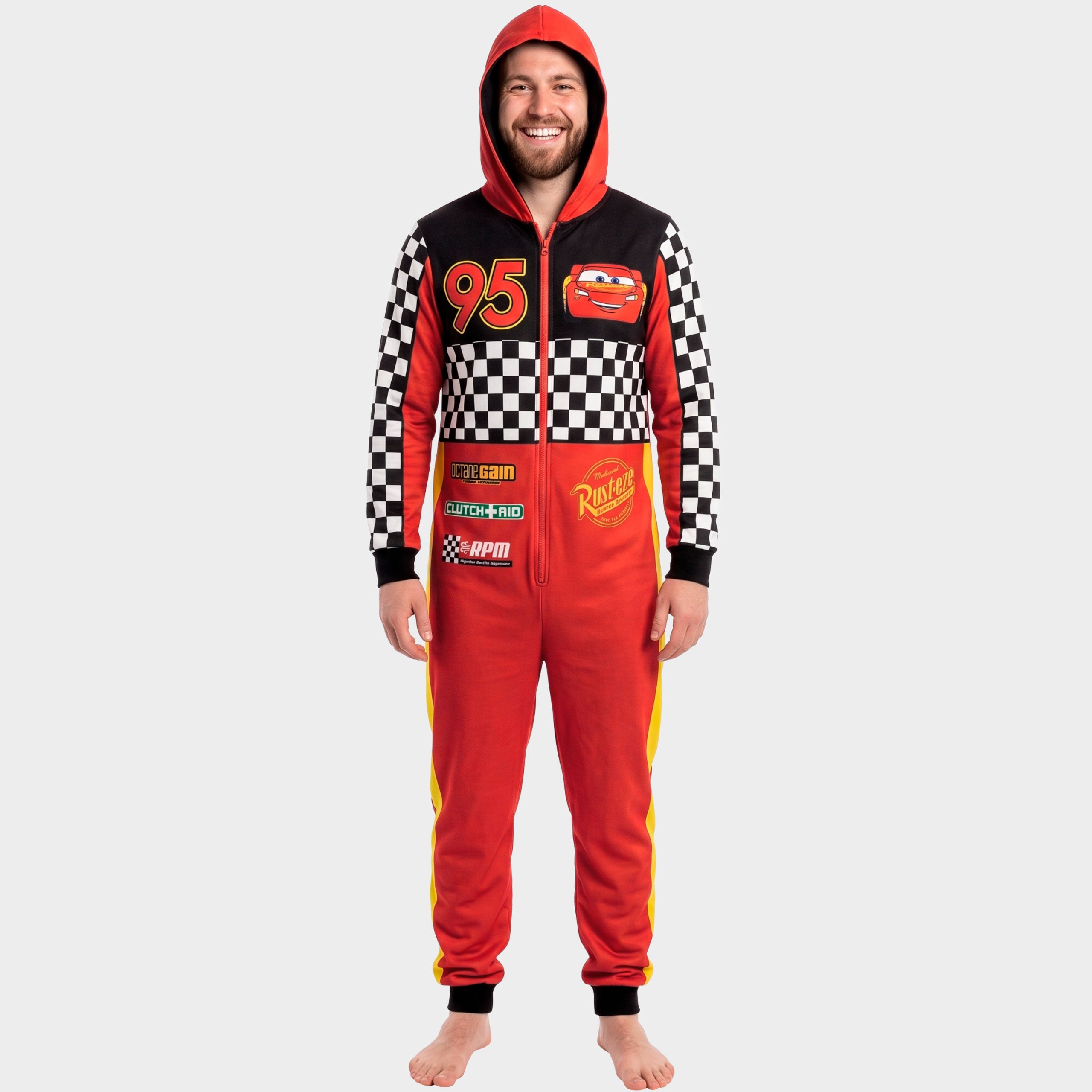 Men's Disney Lightning McQueen Cars Onesie