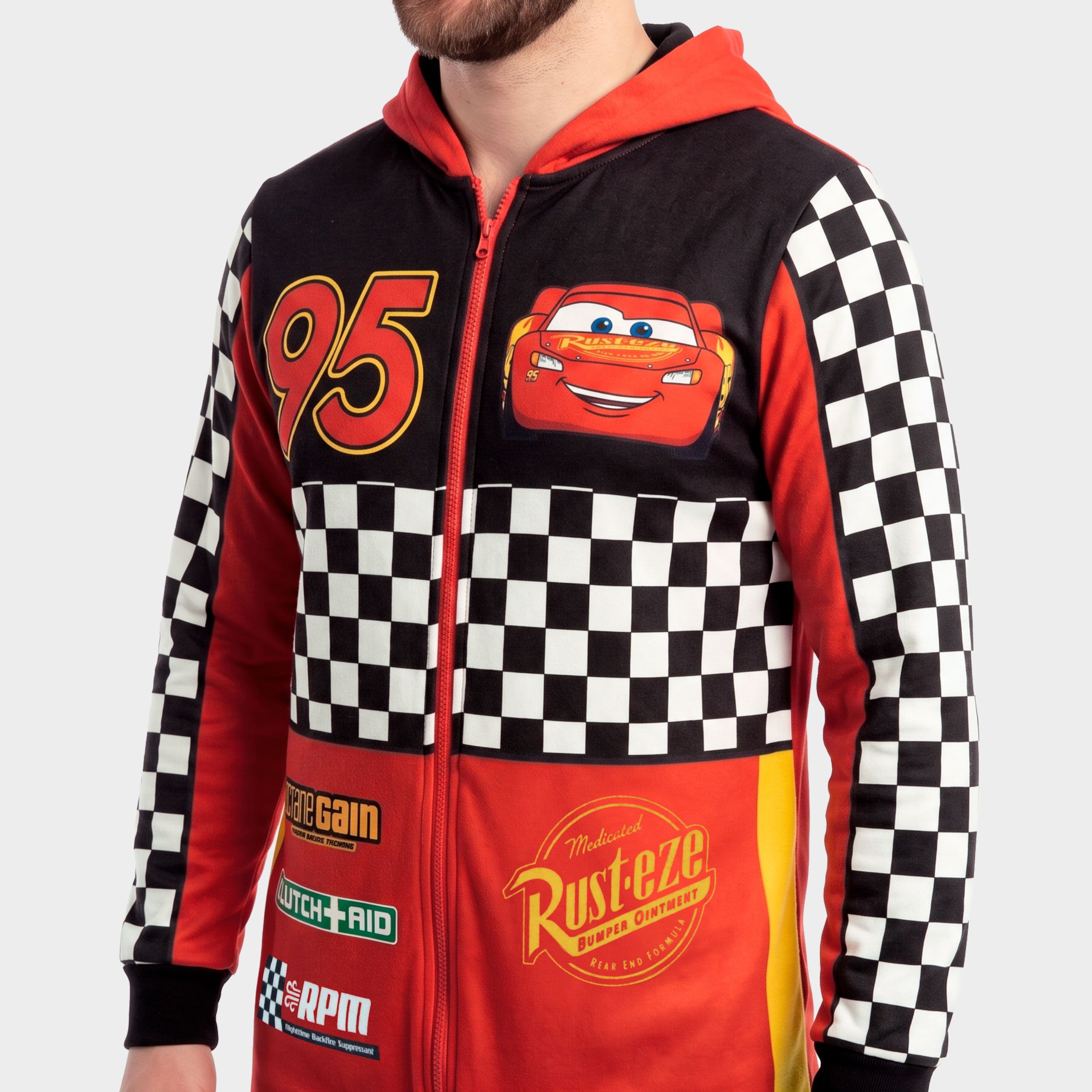 Men's Disney Lightning McQueen Cars Onesie