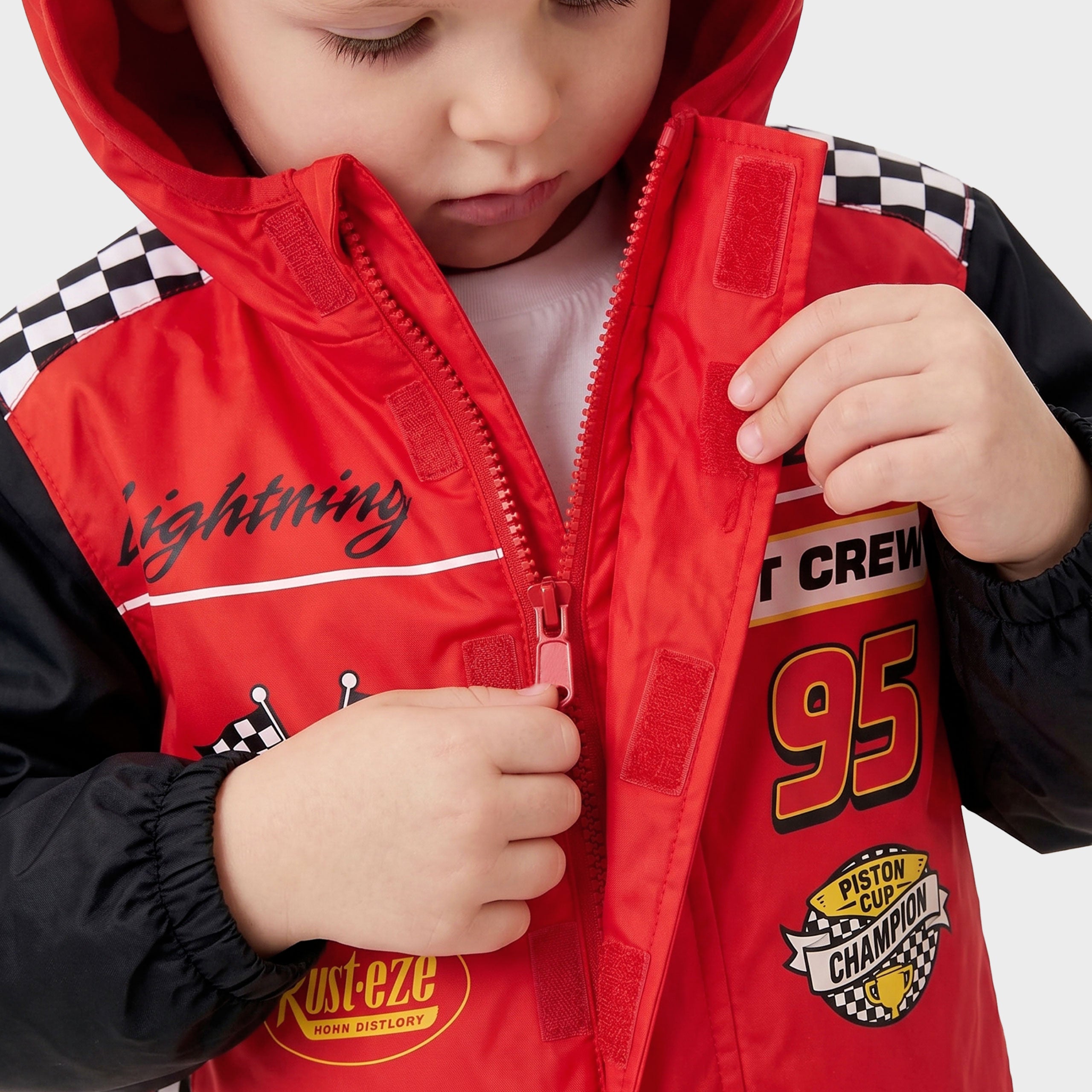 Disney Cars Lightning McQueen Fleece Lined Body Puddlesuit