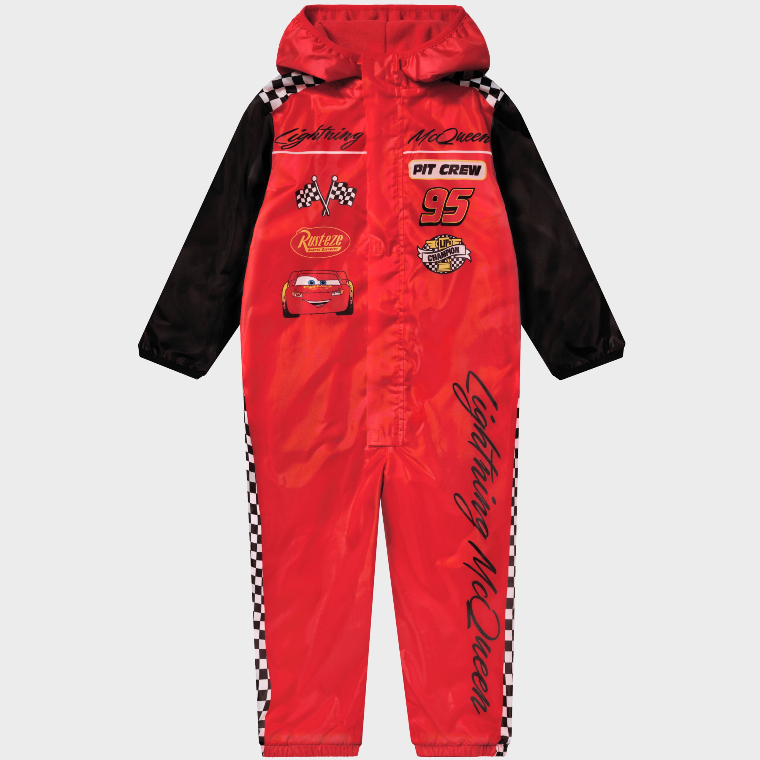 Disney Cars Lightning McQueen Fleece Lined Body Puddlesuit