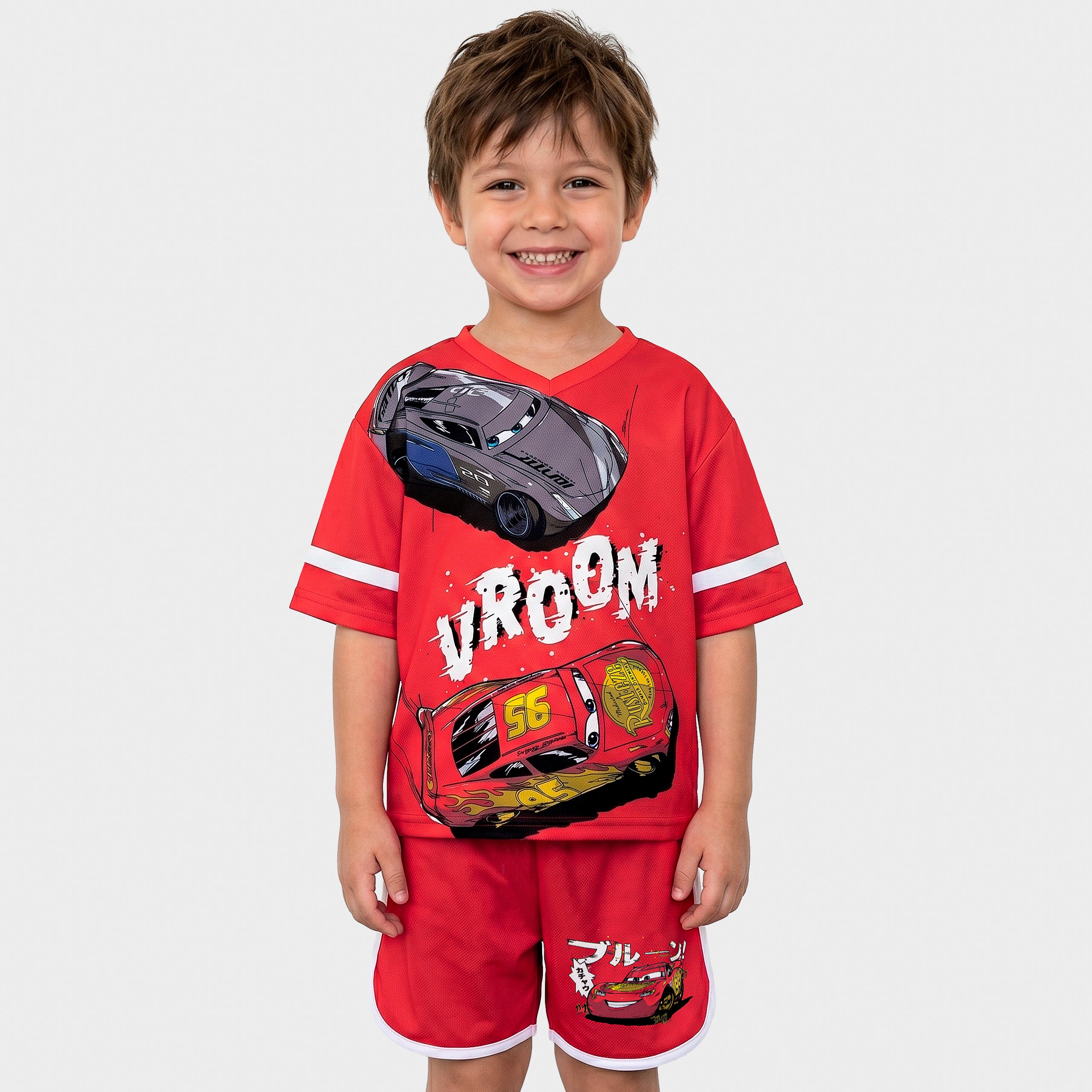 Disney Cars Lightning McQueen T-Shirt & Shorts Set
