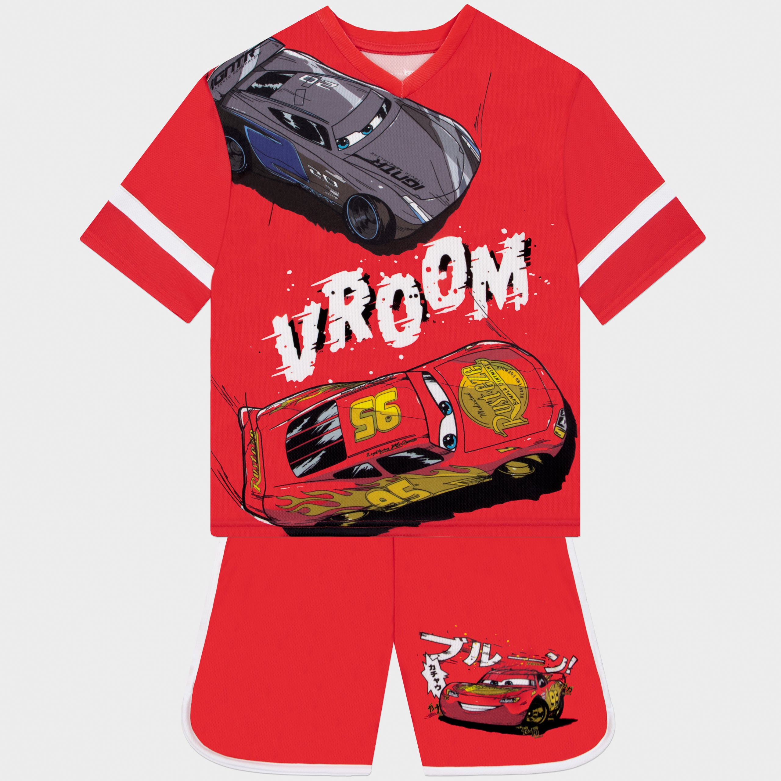 Disney Cars Lightning McQueen T-Shirt & Shorts Set