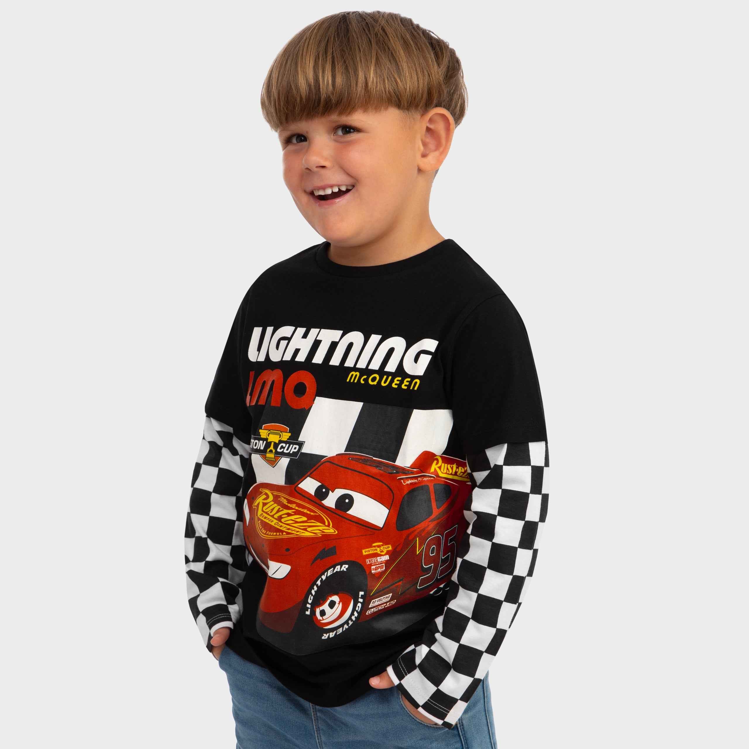 Disney Cars Long Sleeve T-Shirt - Lightning McQueen