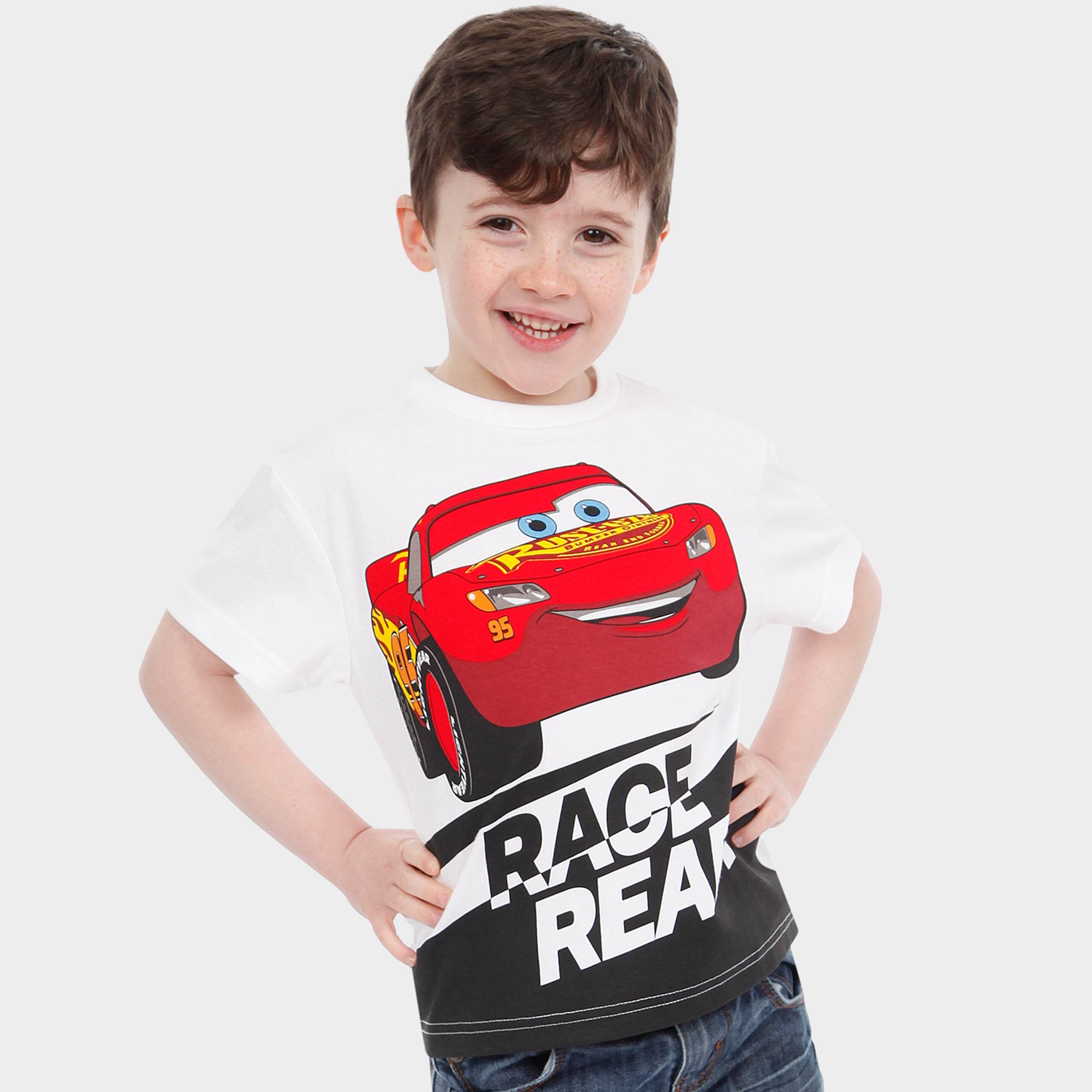 Disney Cars T-shirt Lightening McQueen Boys Tshirt