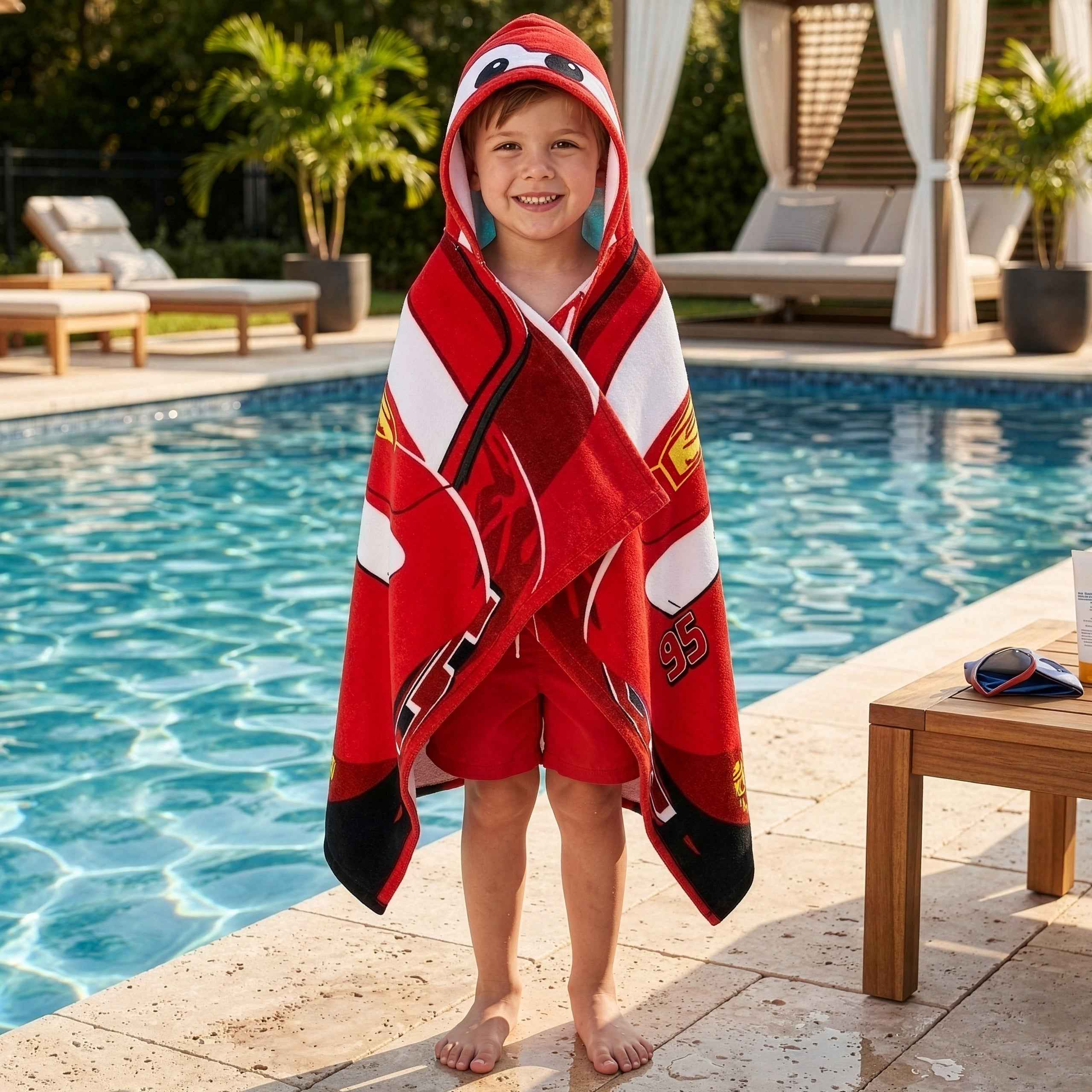 Disney Cars Towel Poncho
