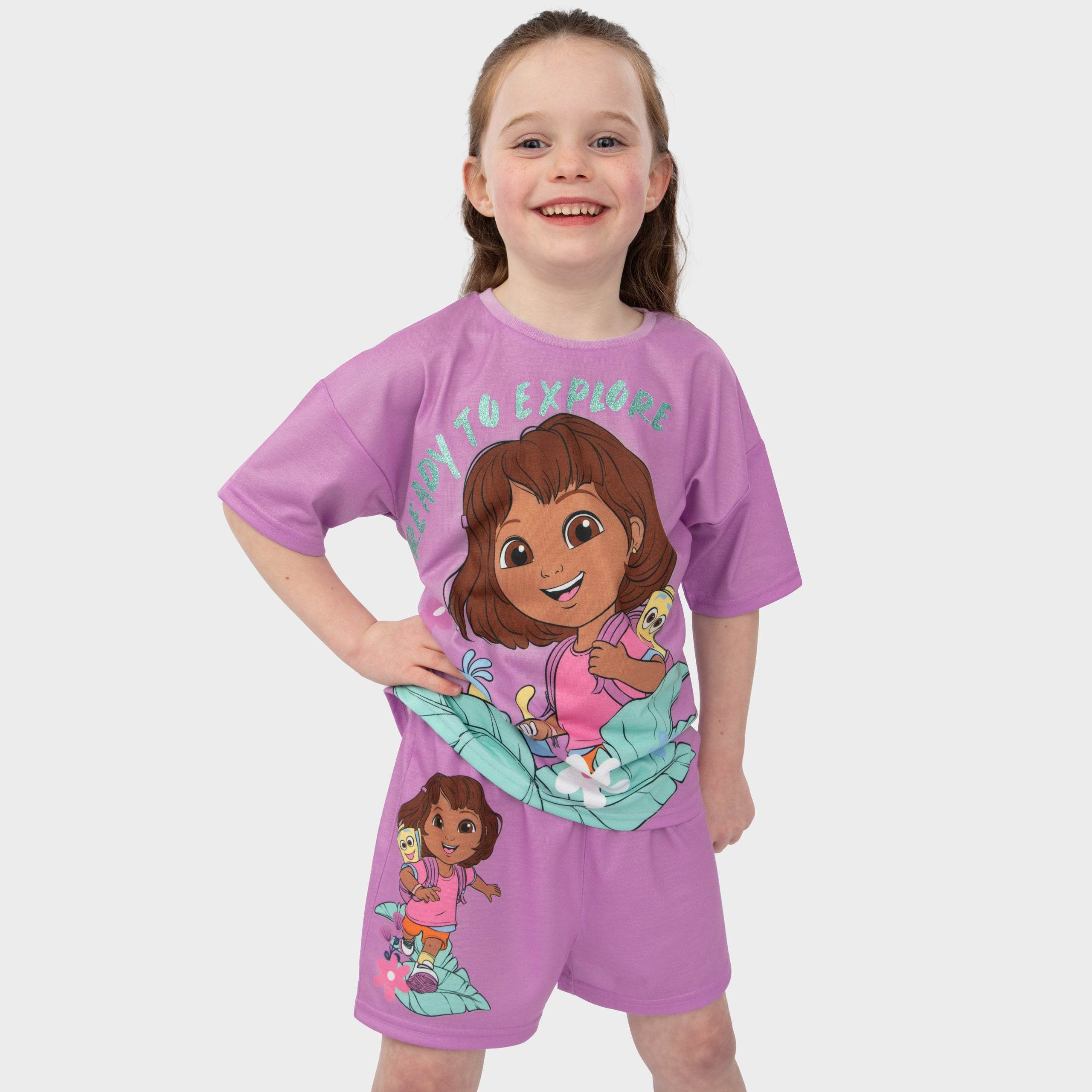 Dora Girls Pyjamas | Girls PJs | Girls Pyjama Sets | Character.com