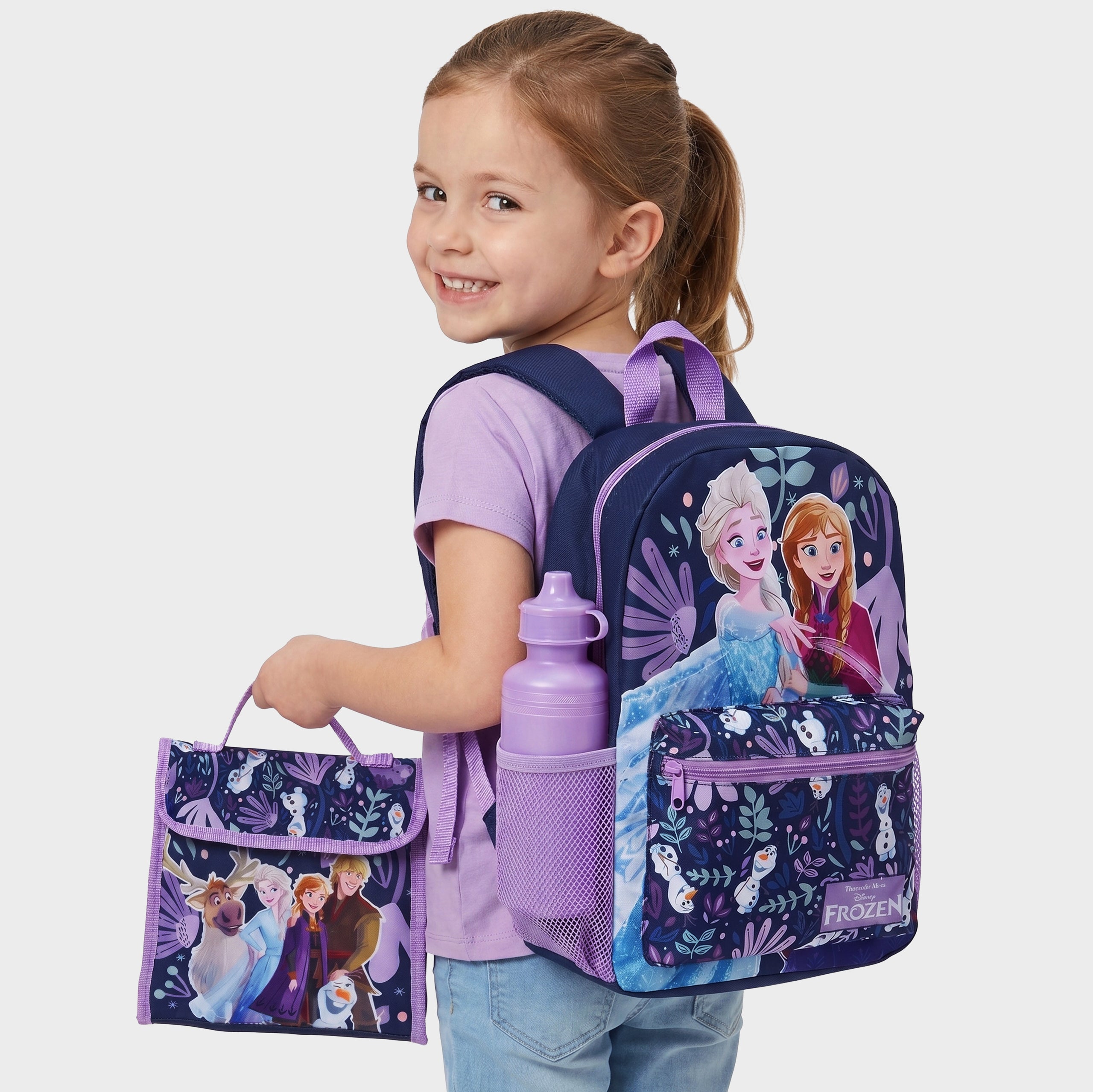 Disney Frozen 4 Piece Backpack Set