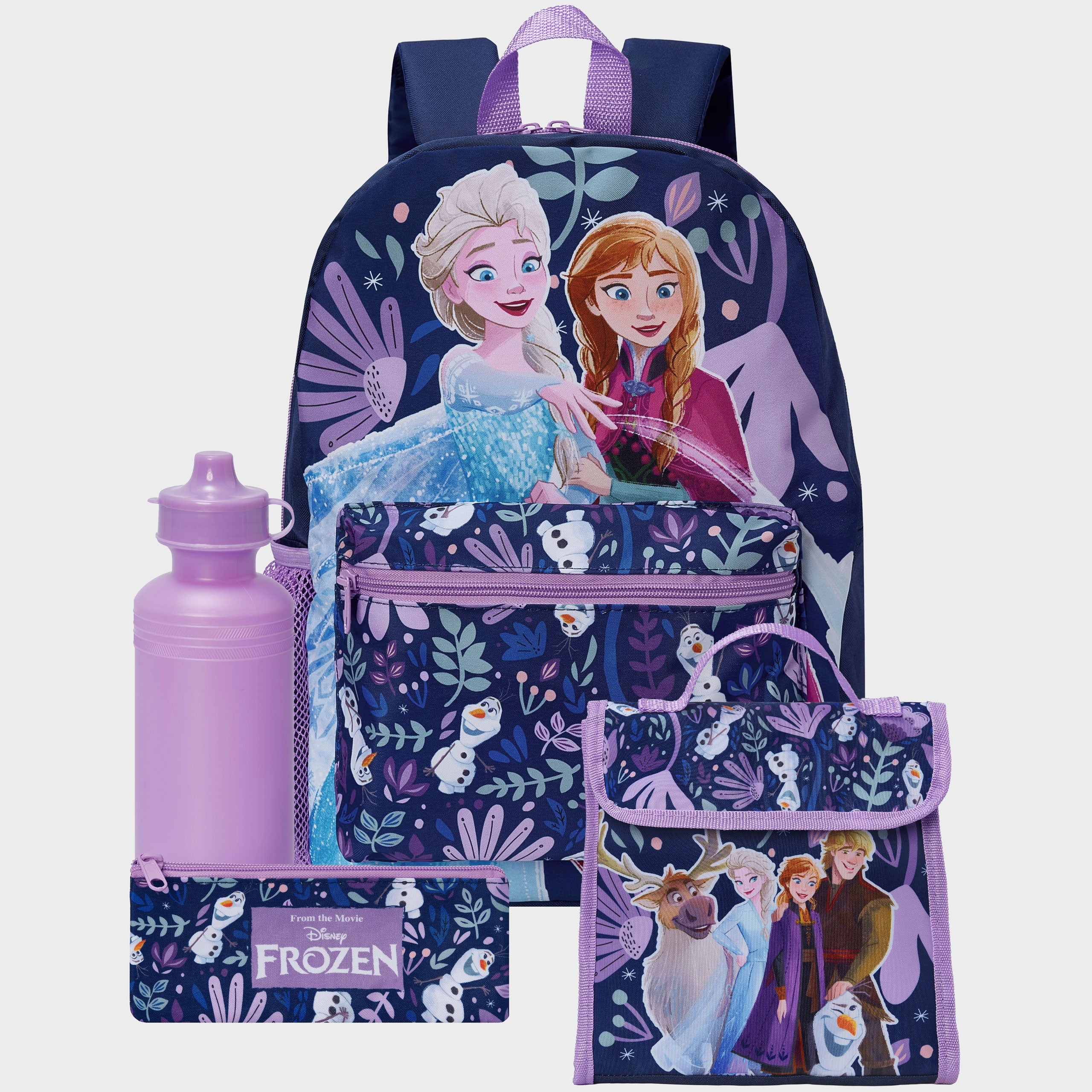 Disney Frozen 4 Piece Backpack Set