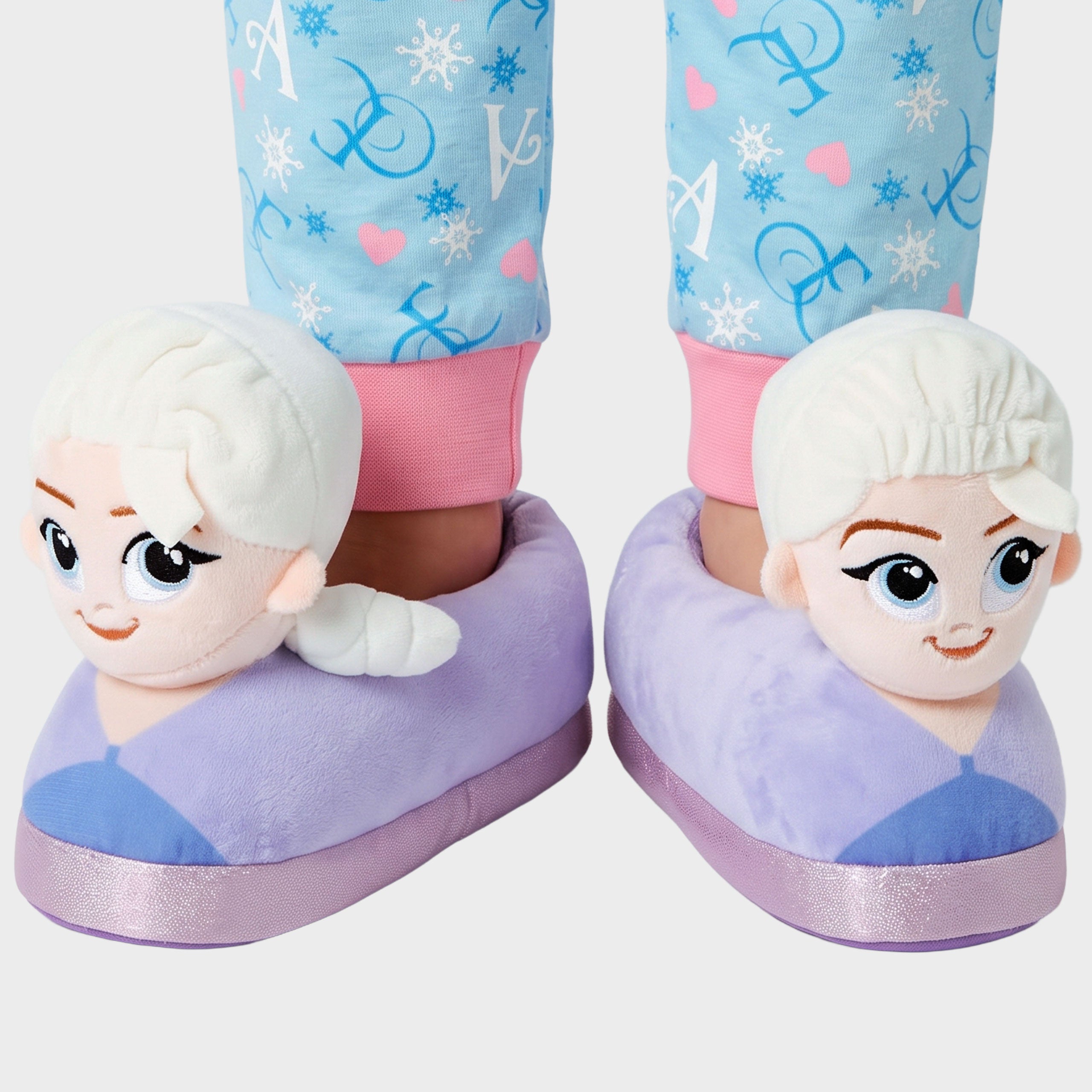 Disney Frozen Elsa 3D Plush Slippers