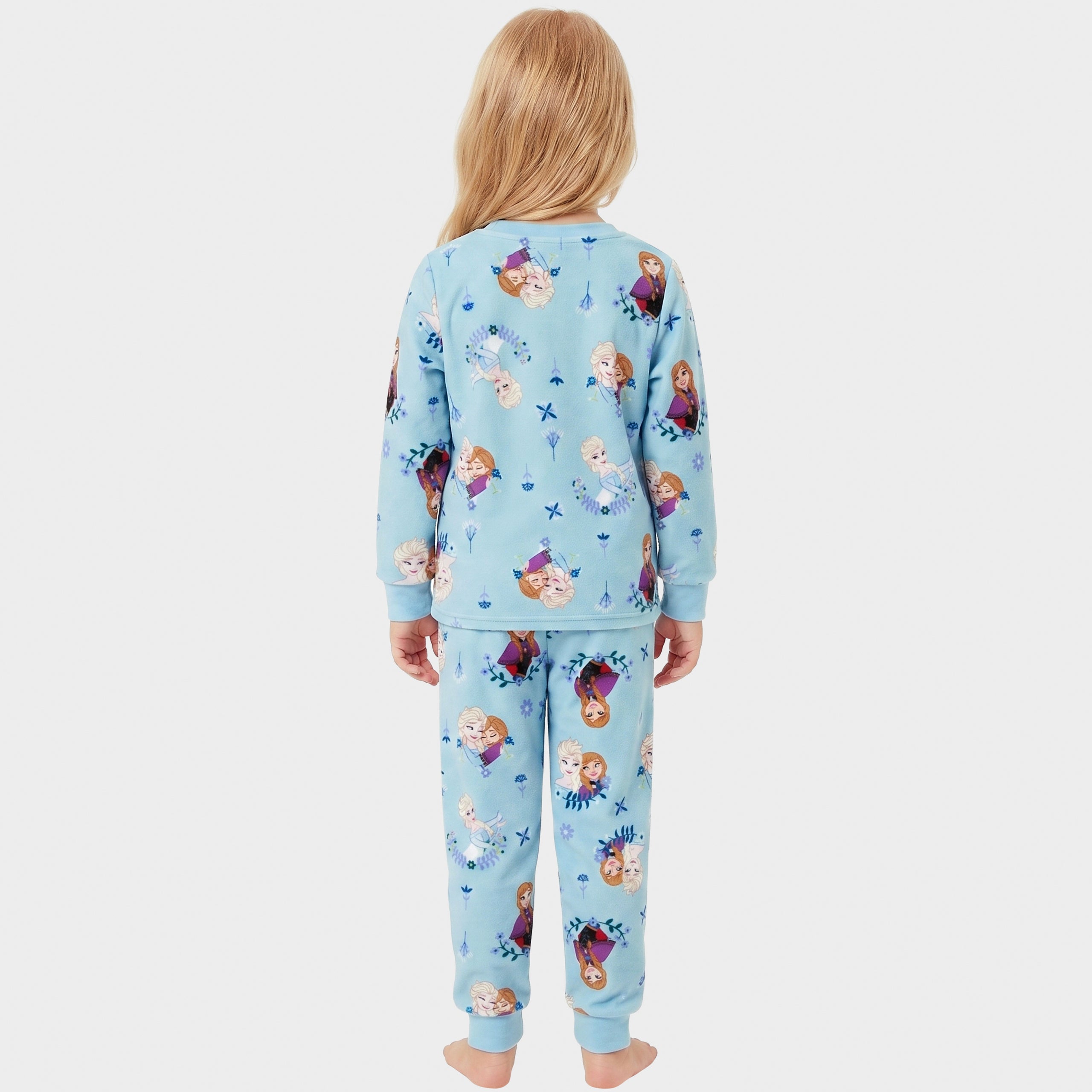 Disney Frozen Elsa And Anna Fleece Pyjamas