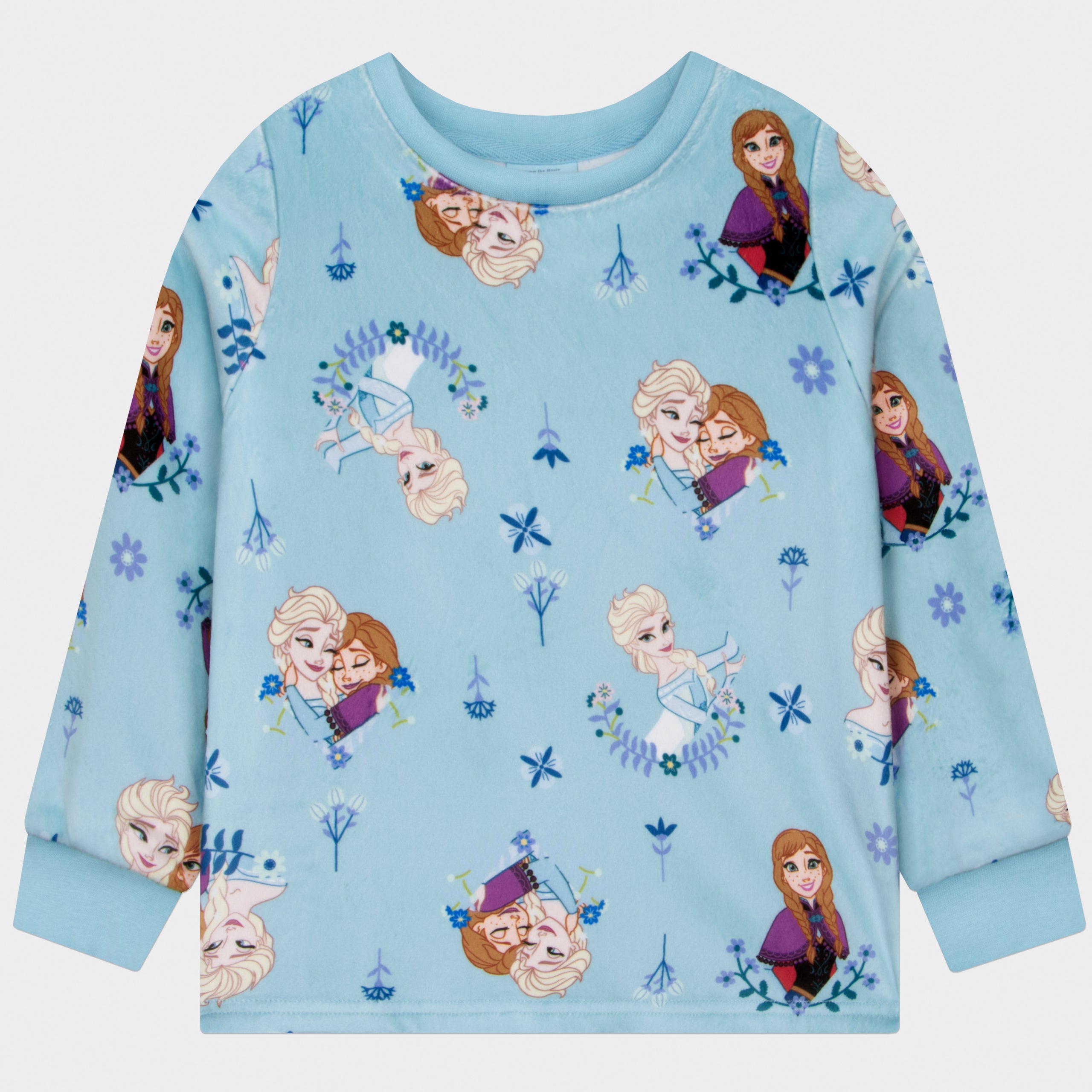 Disney Frozen Elsa And Anna Fleece Pyjamas
