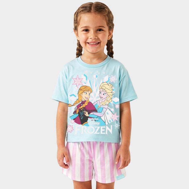 Disney Frozen Striped Short Pyjamas