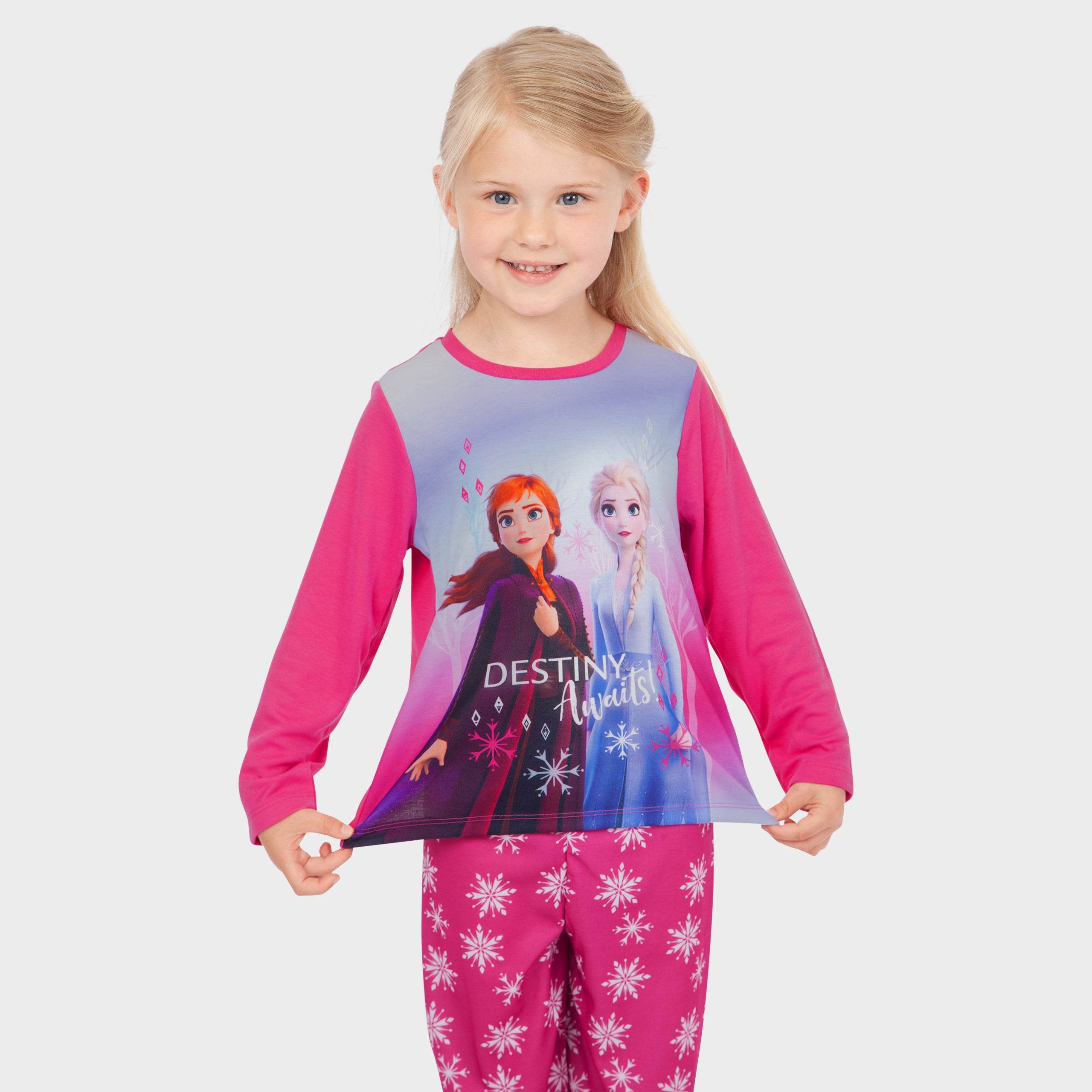 Pyjama Sets Elsa Pyjamas Tesco F&F Girls 4-Pack Pure Cotton