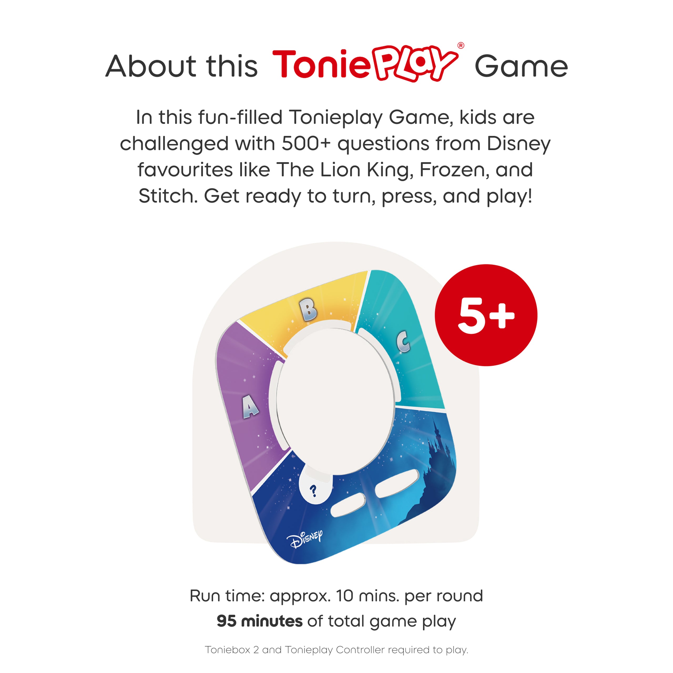 Disney Tonieplay Quiz Kingdom Game