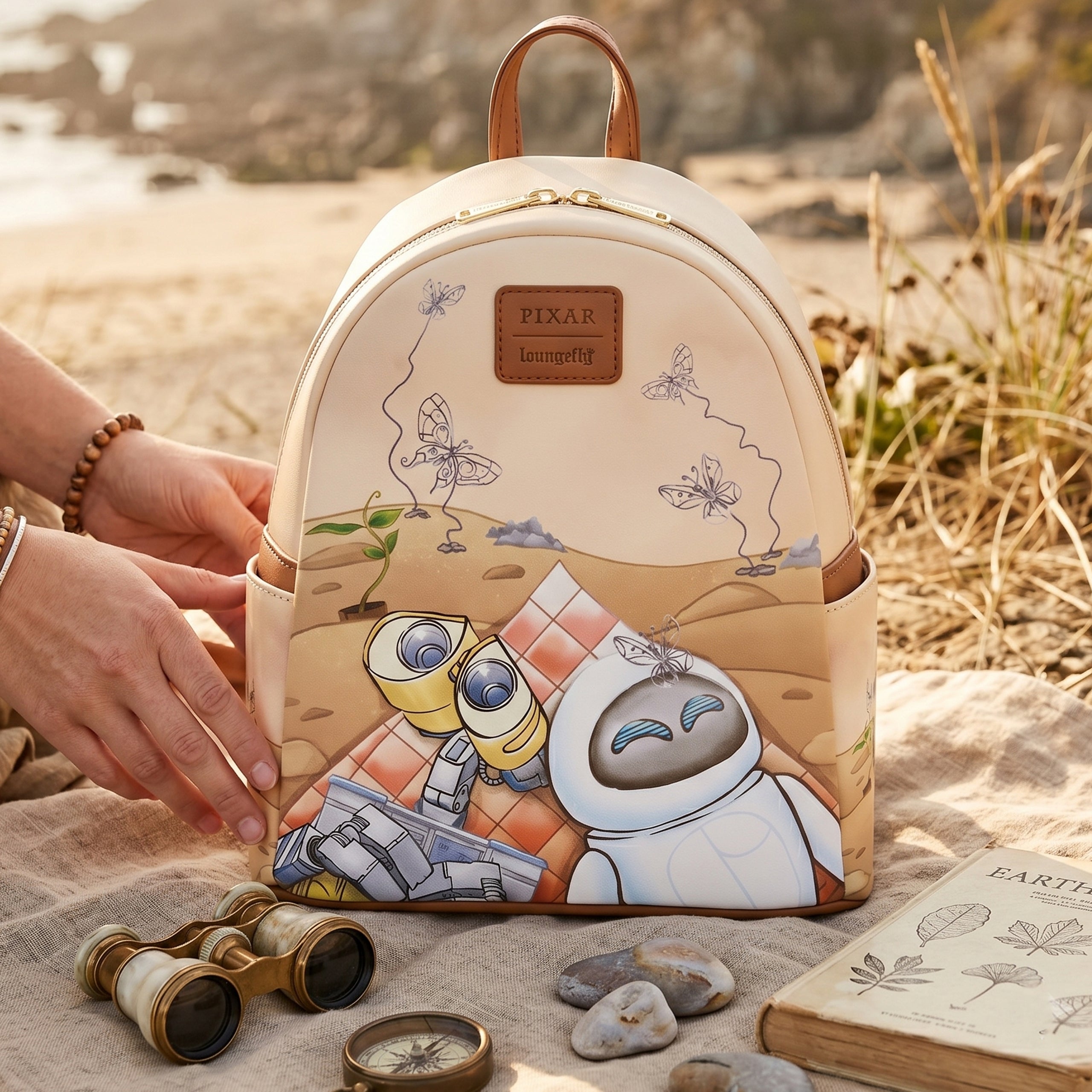 Disney Pixar Loungefly Wall-E & Eve Mini Backpack