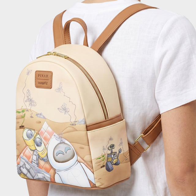Disney Pixar Loungefly Wall-E & Eve Mini Backpack
