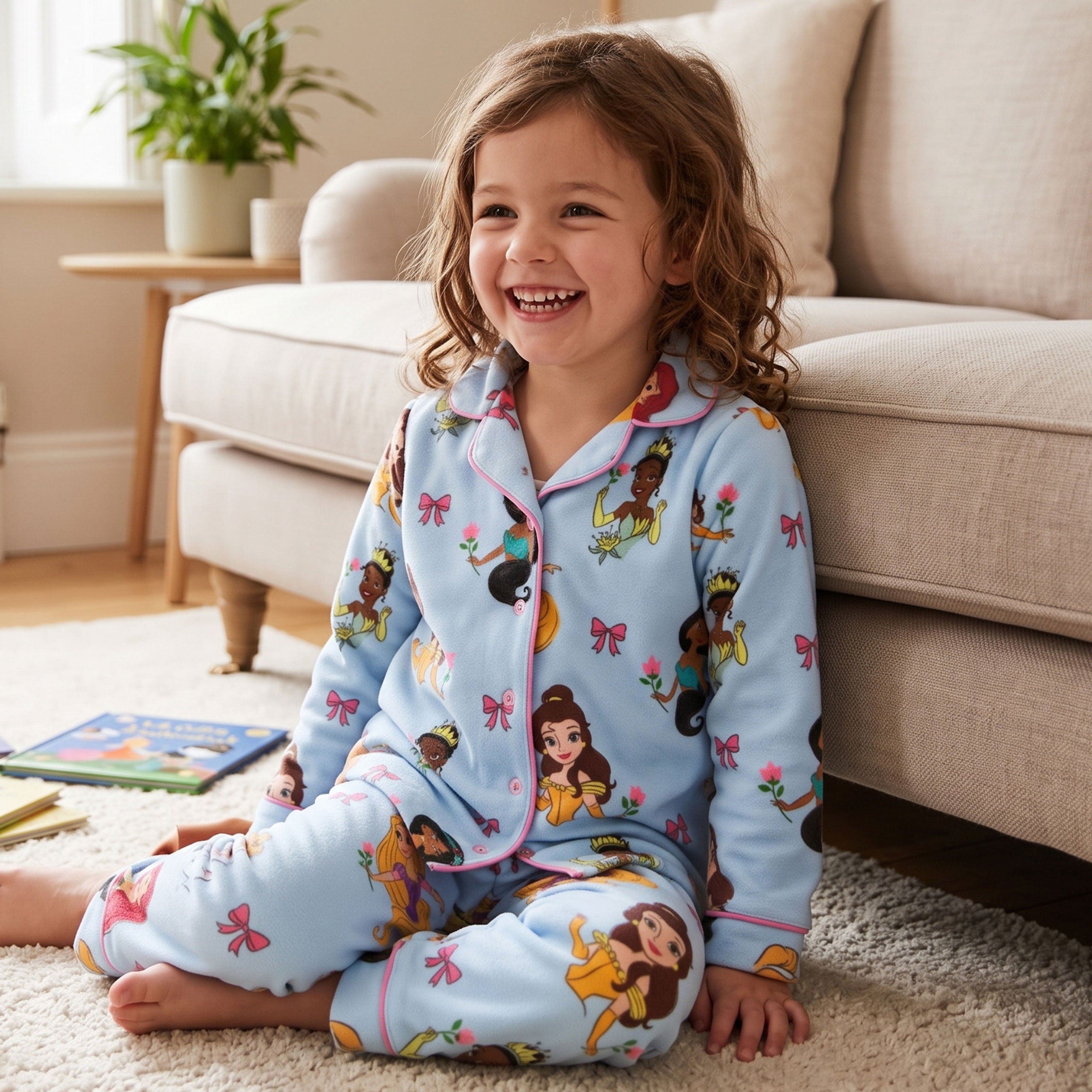 Disney Princess Button Up Pyjamas