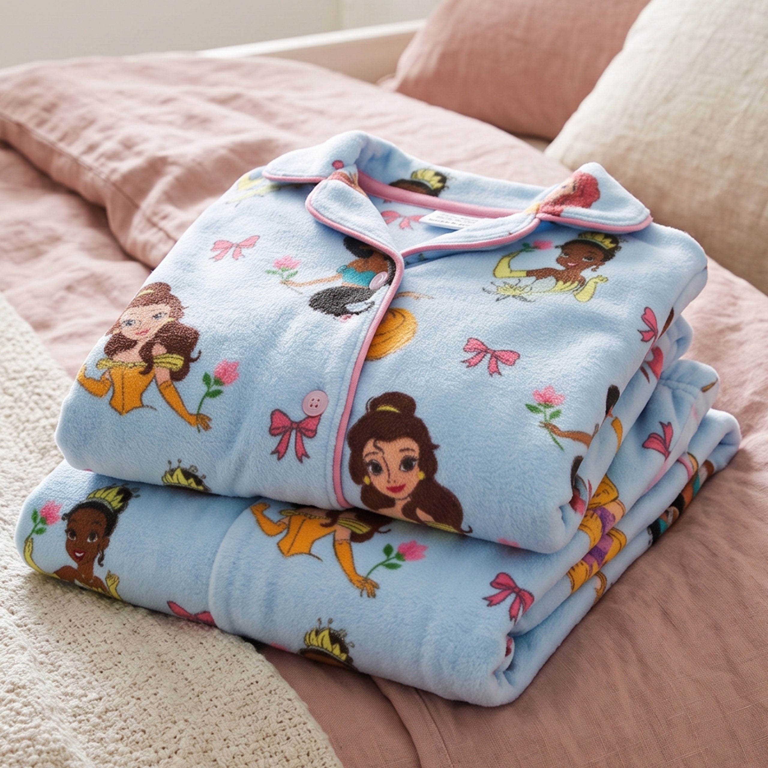 Disney Princess Button Up Pyjamas