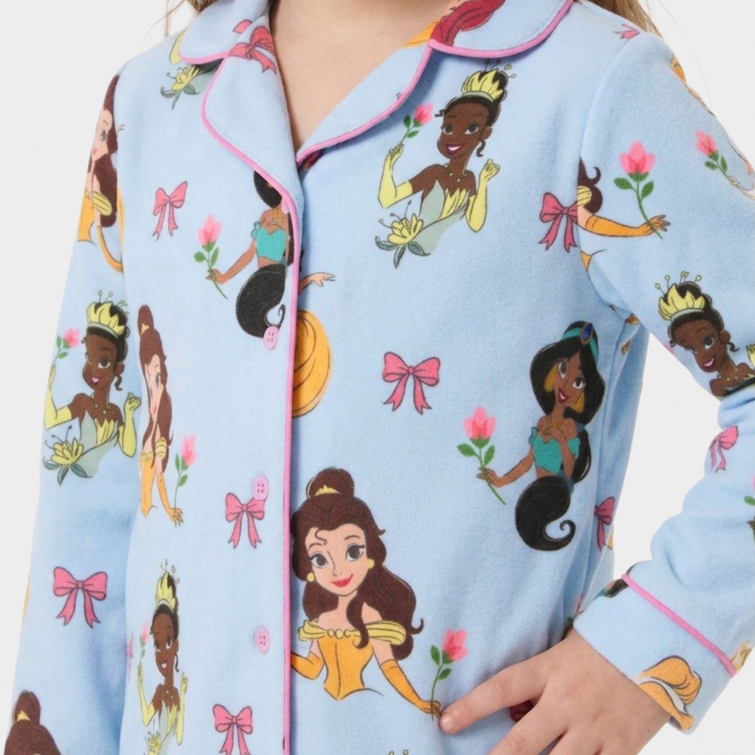 Disney Princess Button Up Pyjamas
