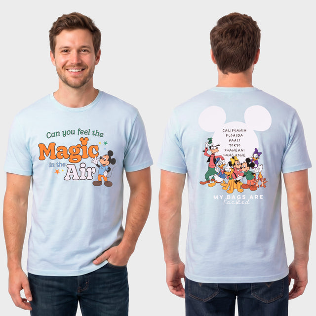 Mens Mickey Mouse Magic in the Air T-Shirt
