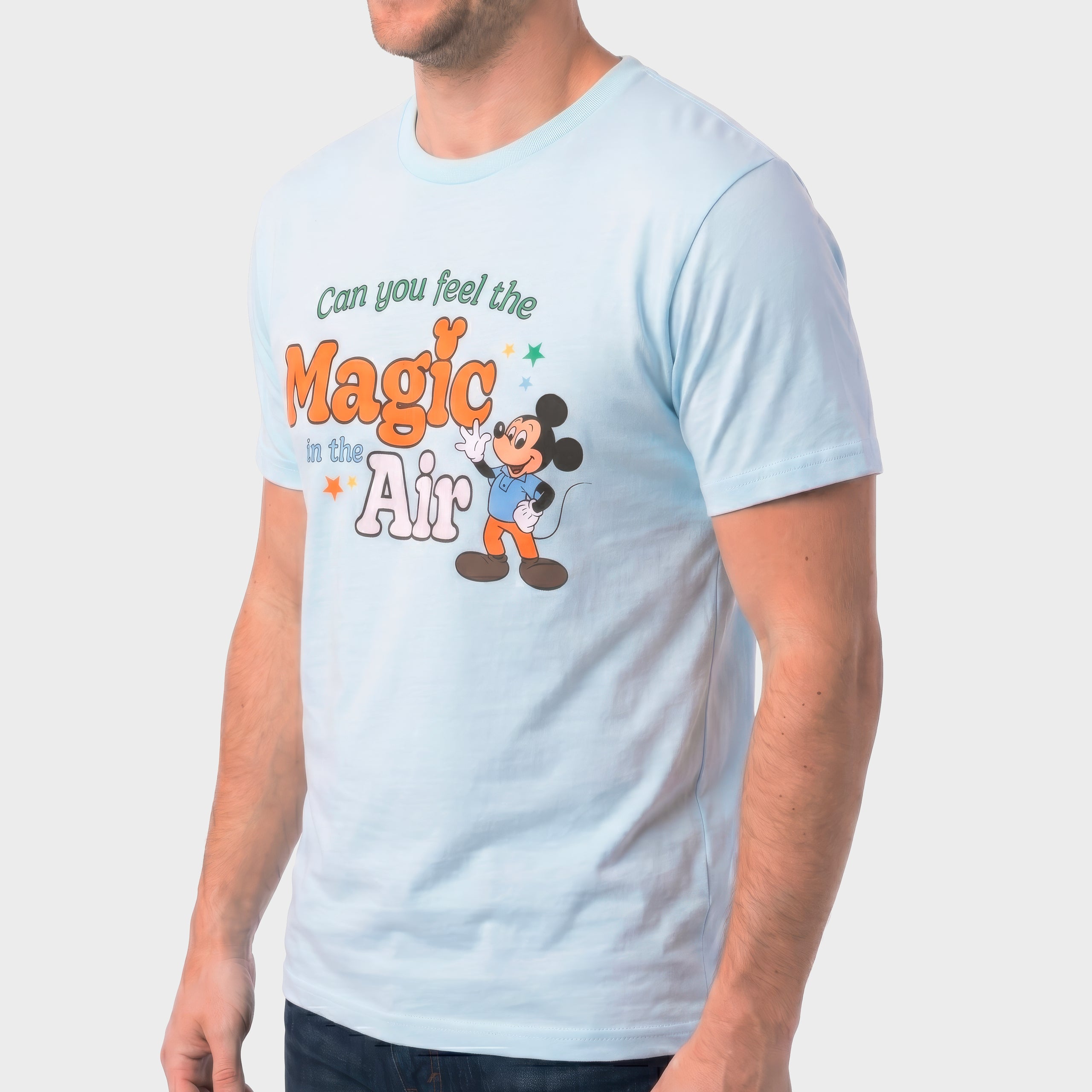 Mens Mickey Mouse Magic in the Air T-Shirt