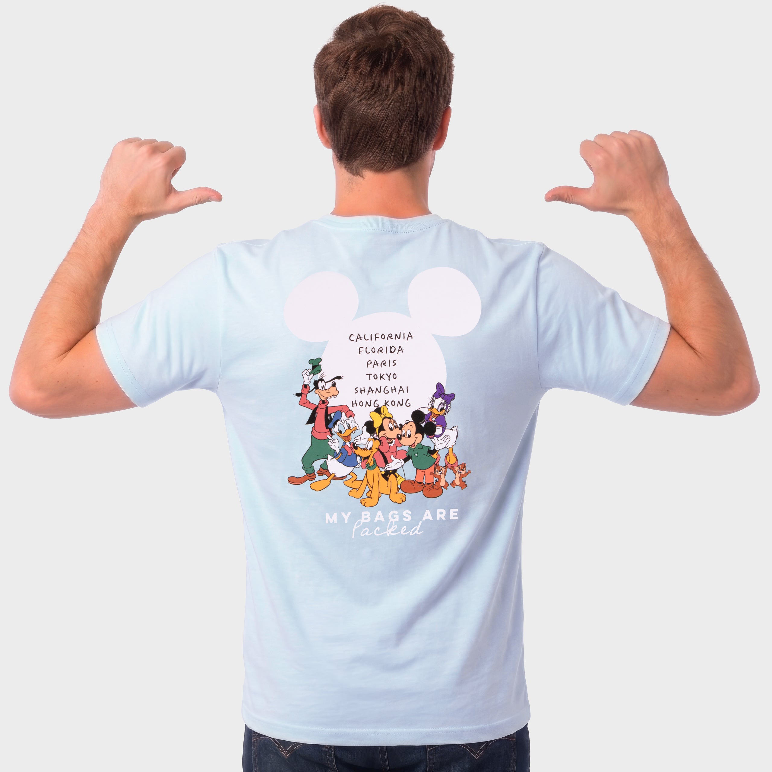 Mens Mickey Mouse Magic in the Air T-Shirt
