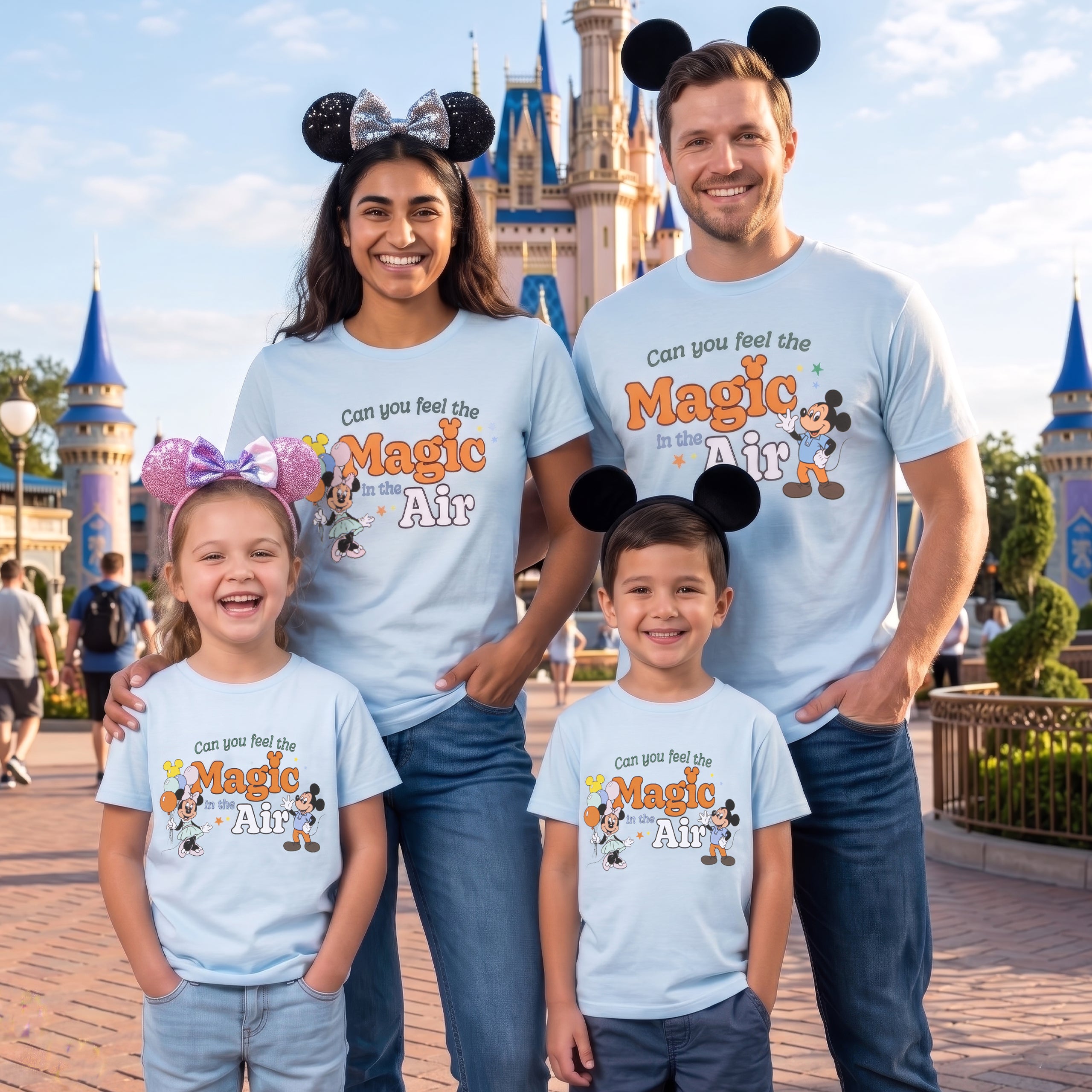 Kids Minnie & Mickey Mouse Magic in the Air T-Shirt