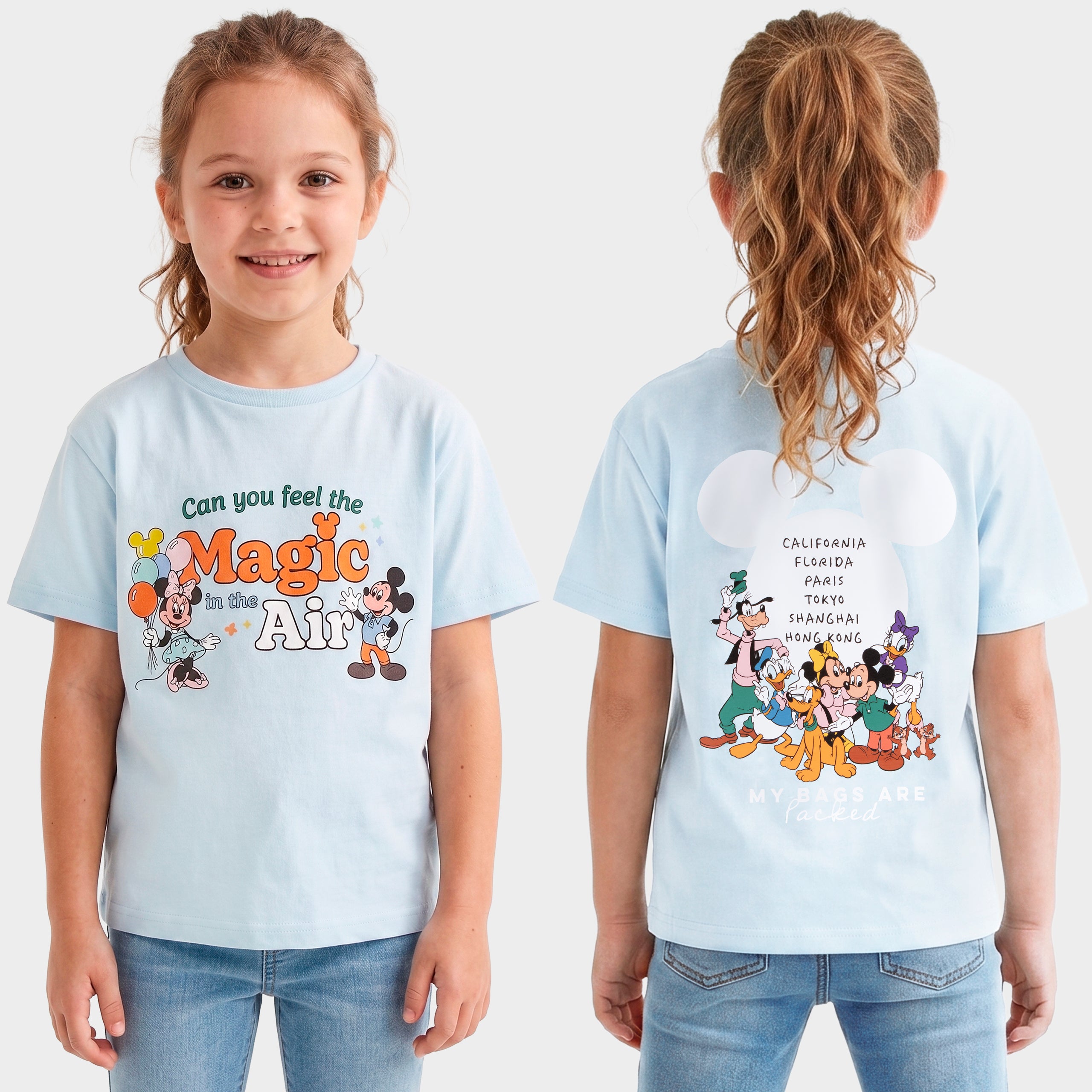 Kids Minnie & Mickey Mouse Magic in the Air T-Shirt