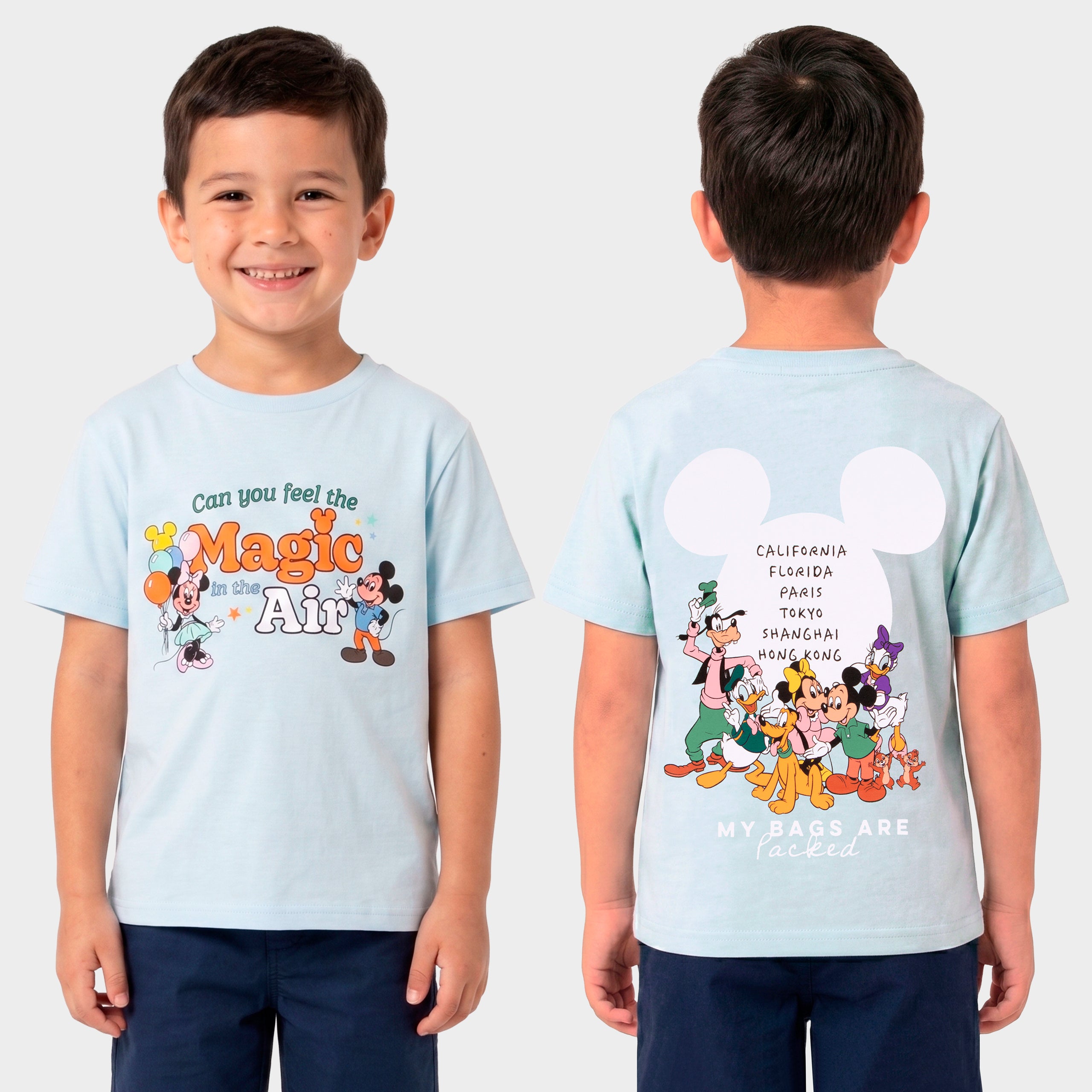 Kids Minnie & Mickey Mouse Magic in the Air T-Shirt
