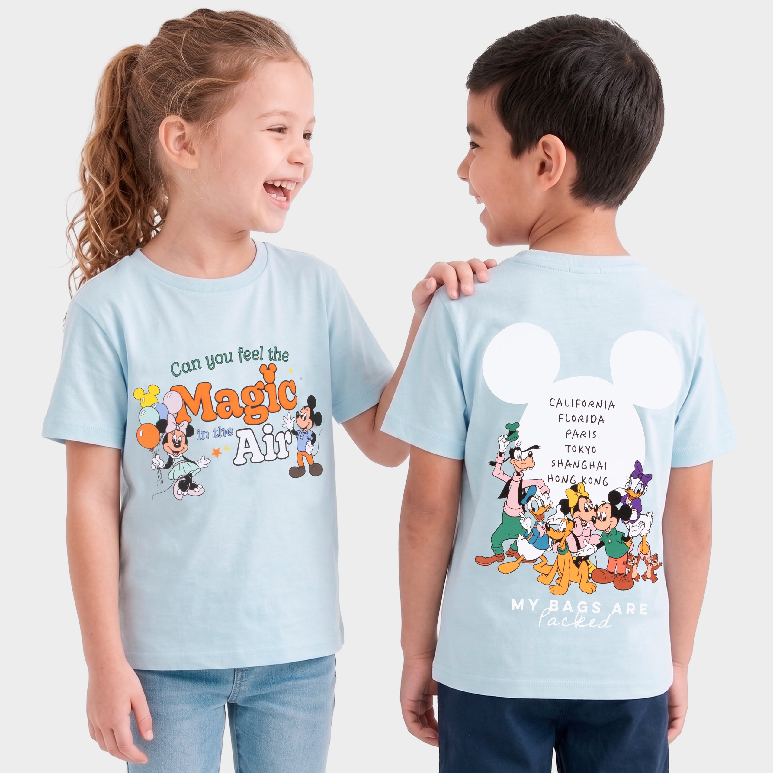 Kids Minnie & Mickey Mouse Magic in the Air T-Shirt