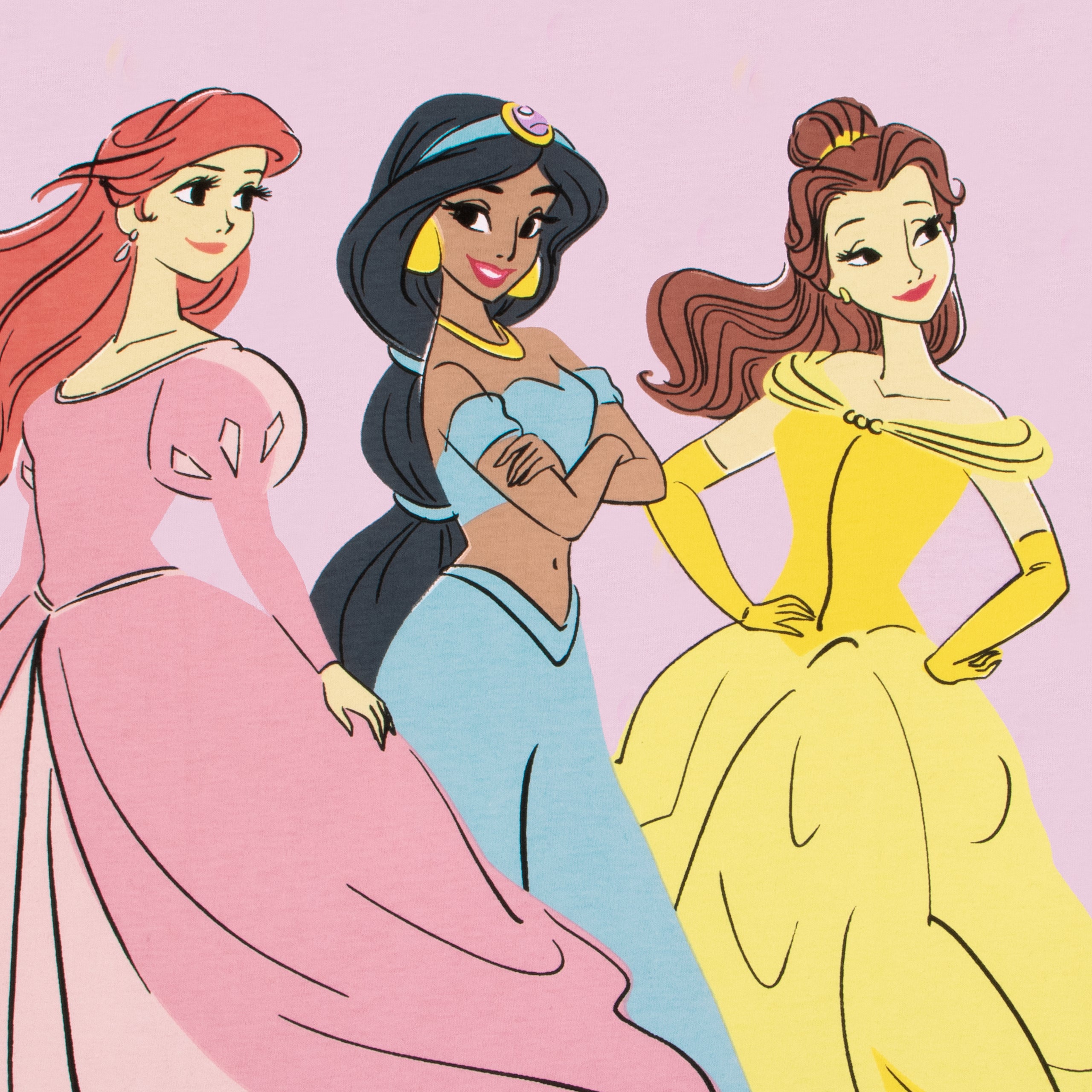 Disney Princess Cinderella, Belle And Tiana T-Shirt