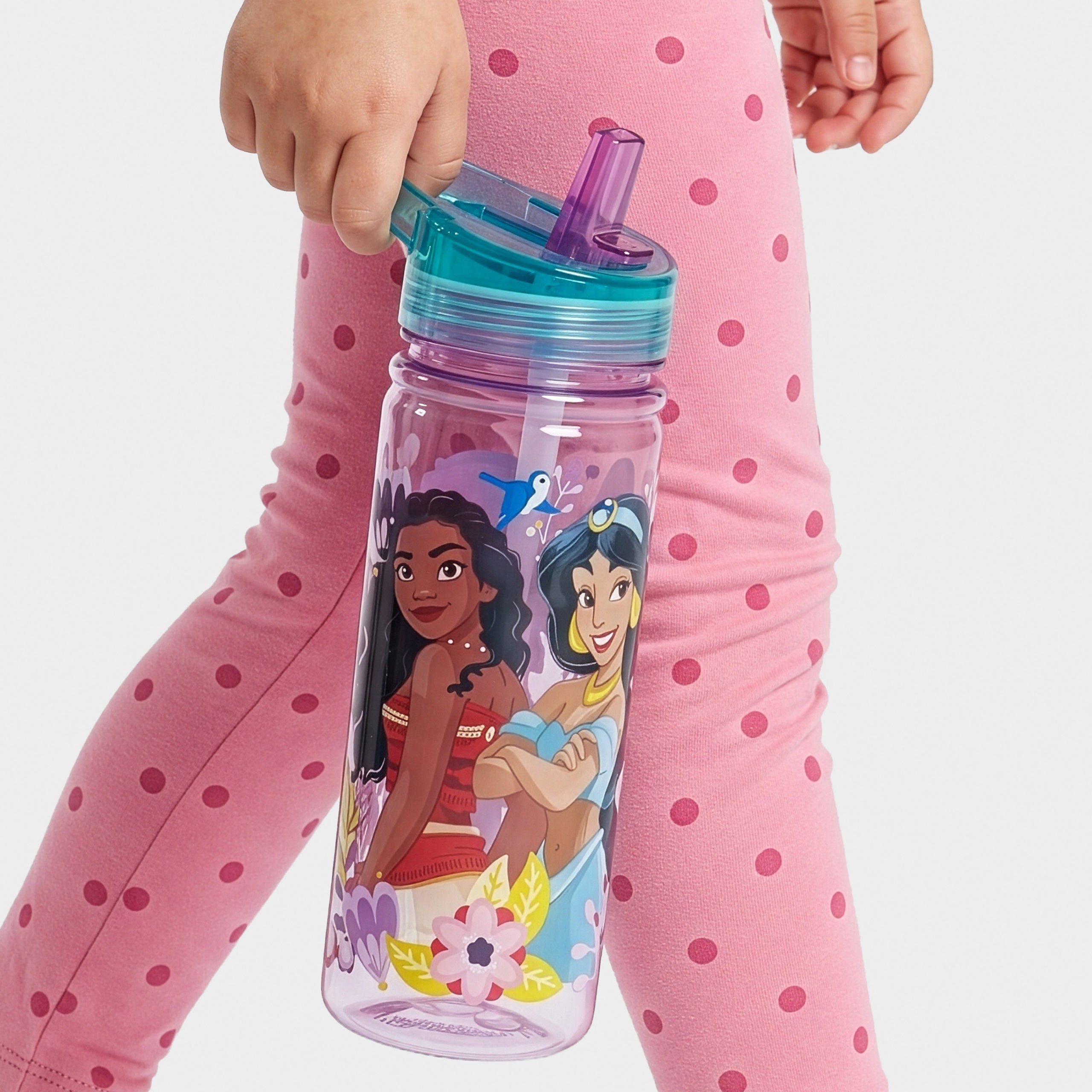 Disney Princess Water Bottle With Cinderella & Snow White