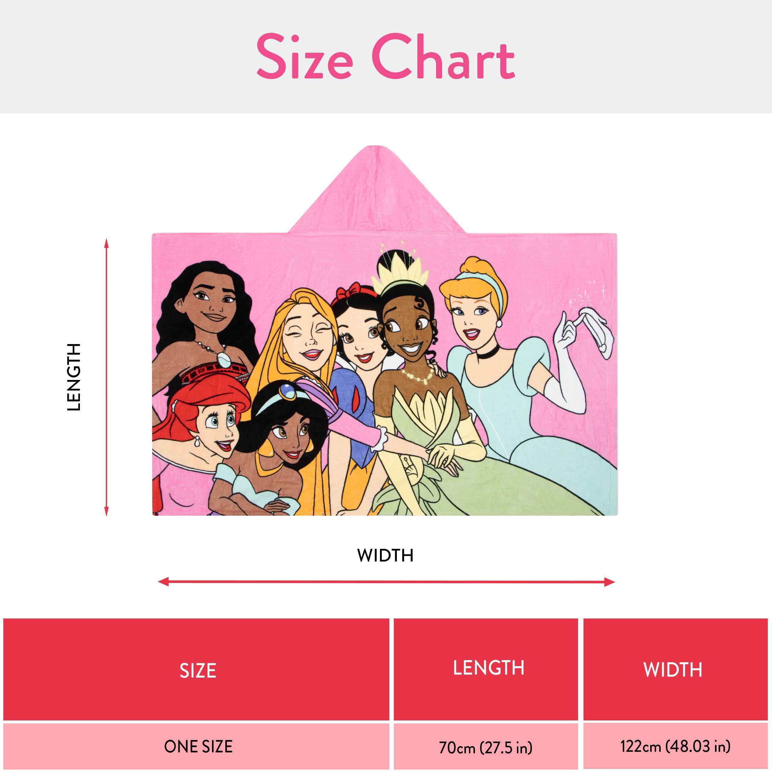 Disney Princess Wrap Towel Poncho