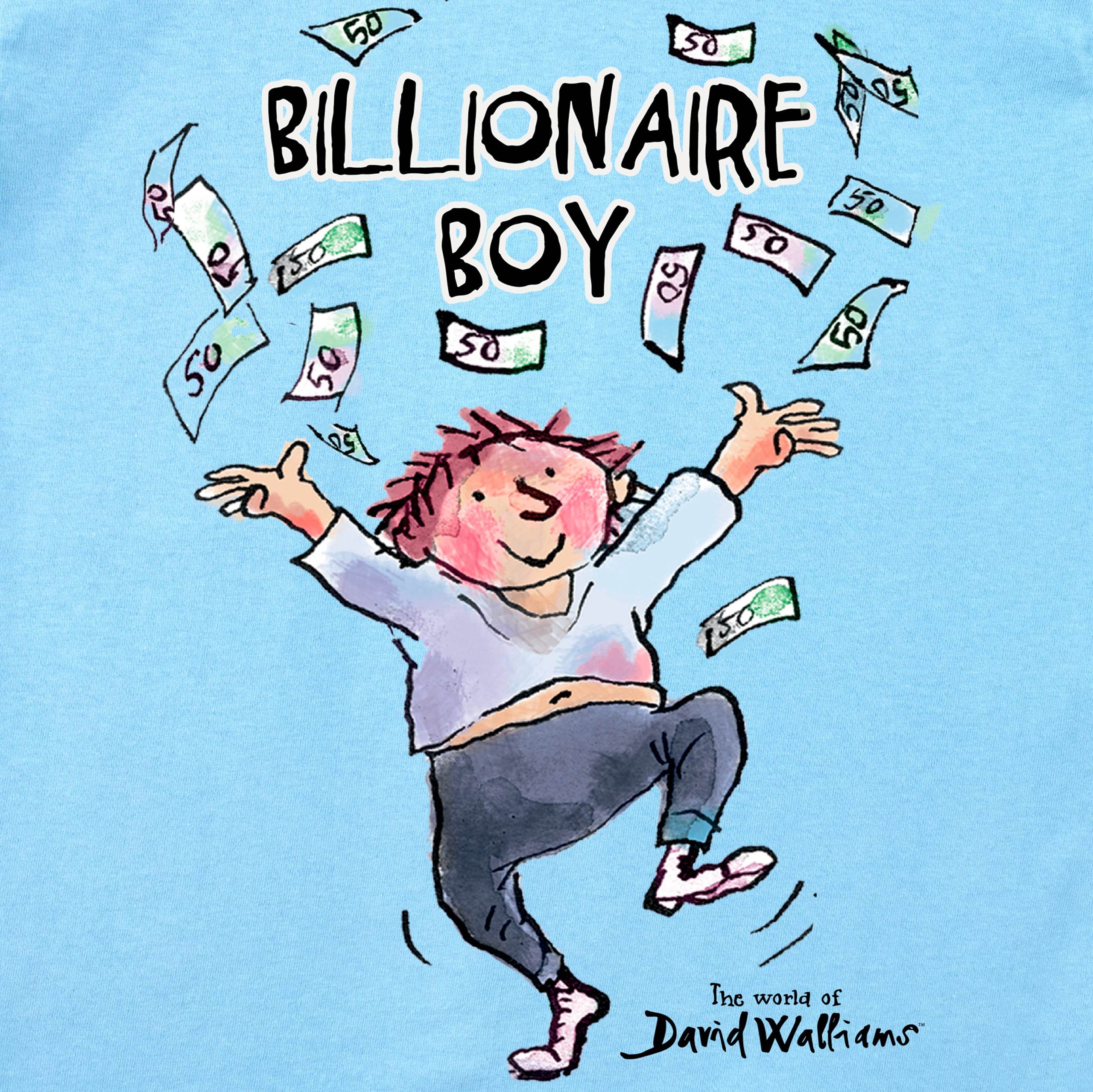 David Walliams Billionaire Boy T-Shirt - Character.com