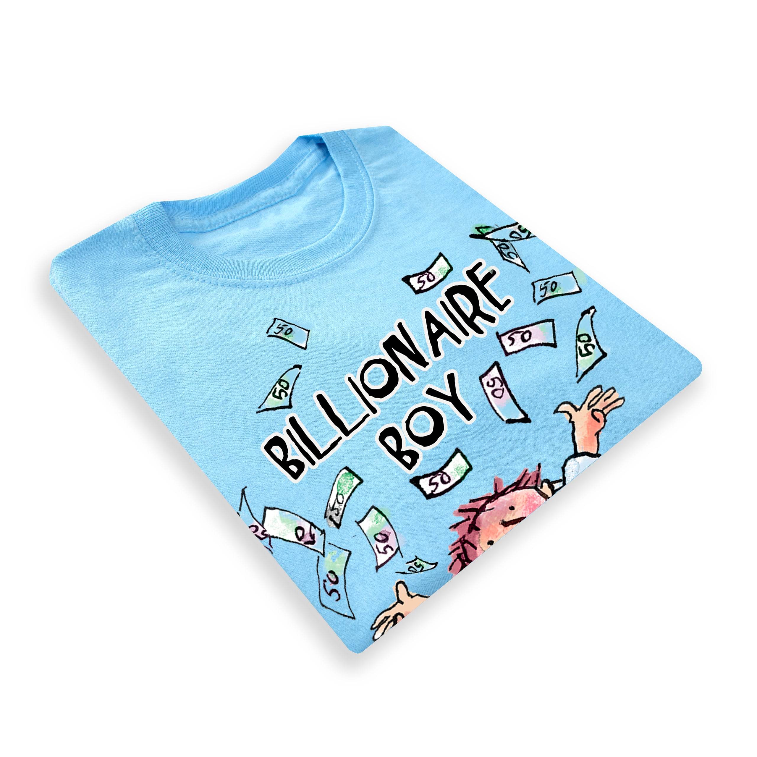David Walliams Billionaire Boy T-Shirt - Character.com