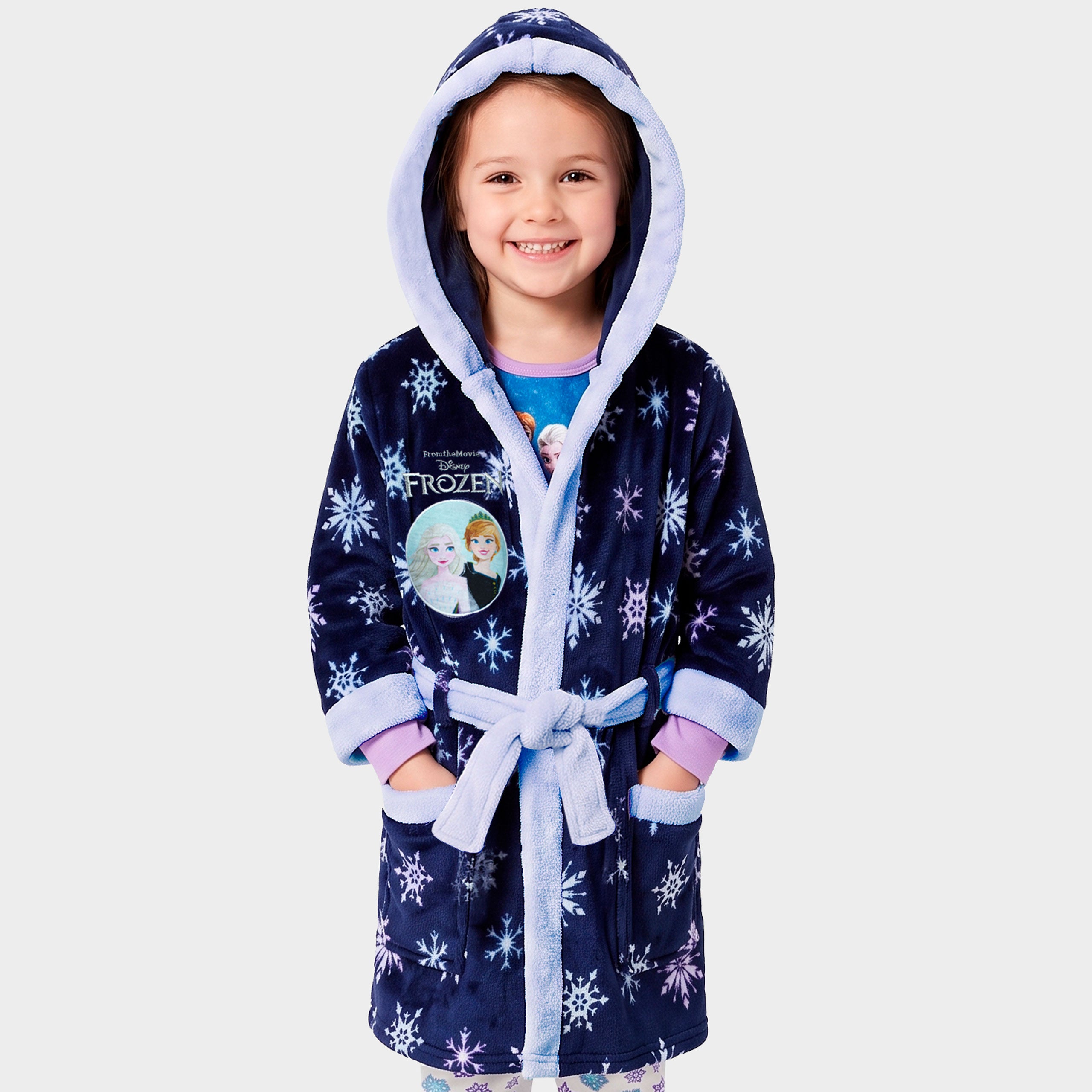 Disney Frozen Anna And Elsa Dressing Gown